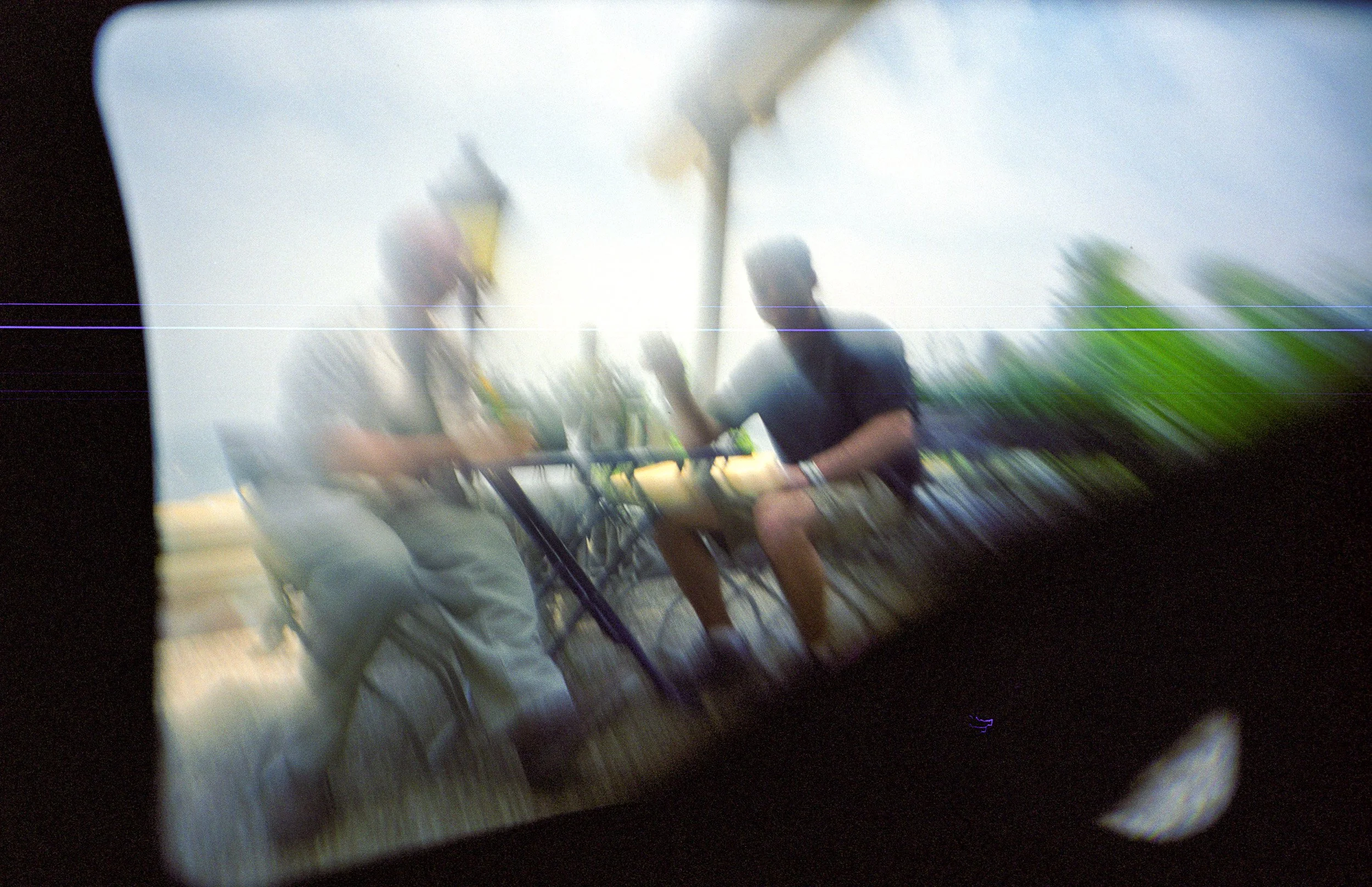 Gamsstein lunch. (Film slipped sprockets)