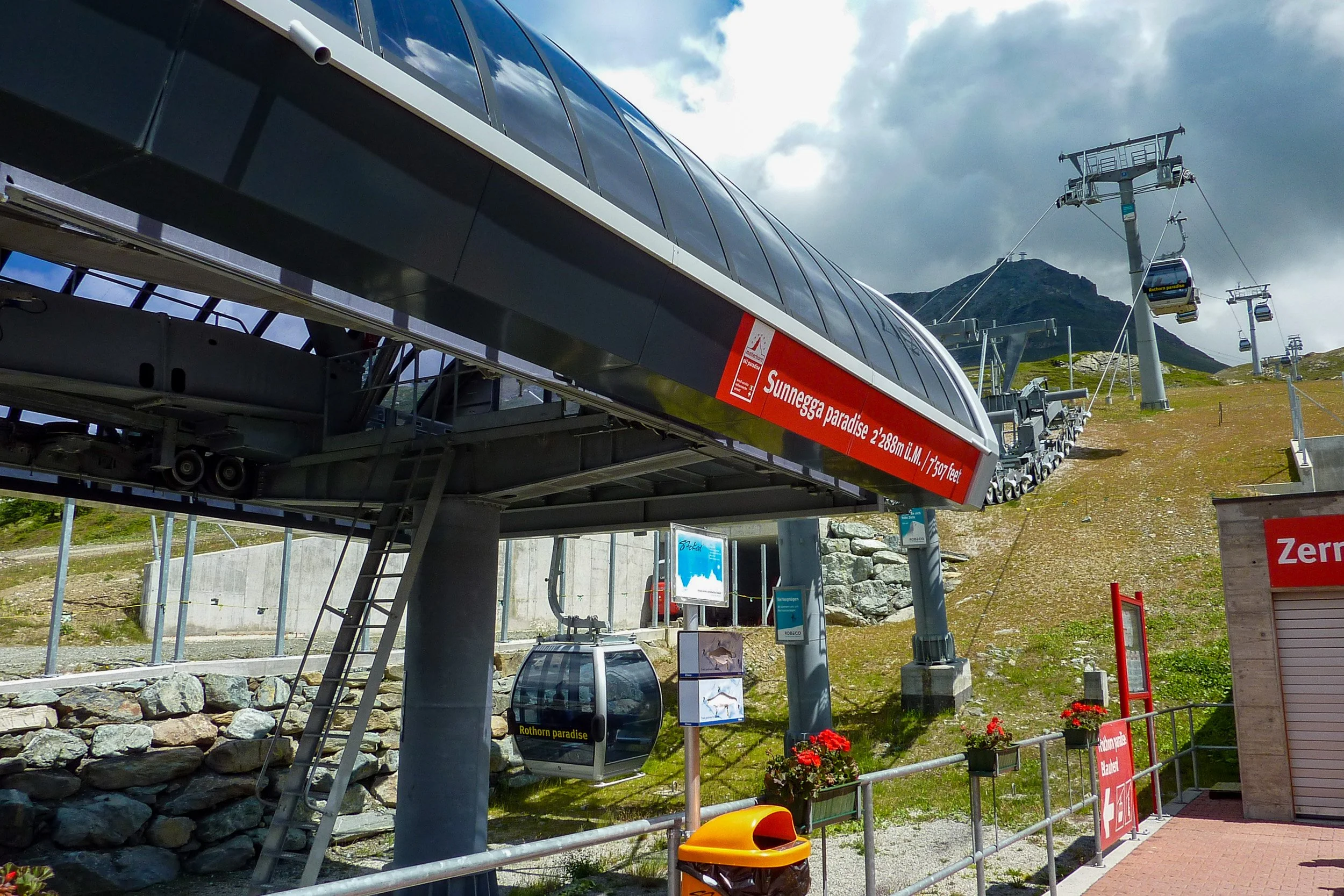 The gondola to Sunnegga