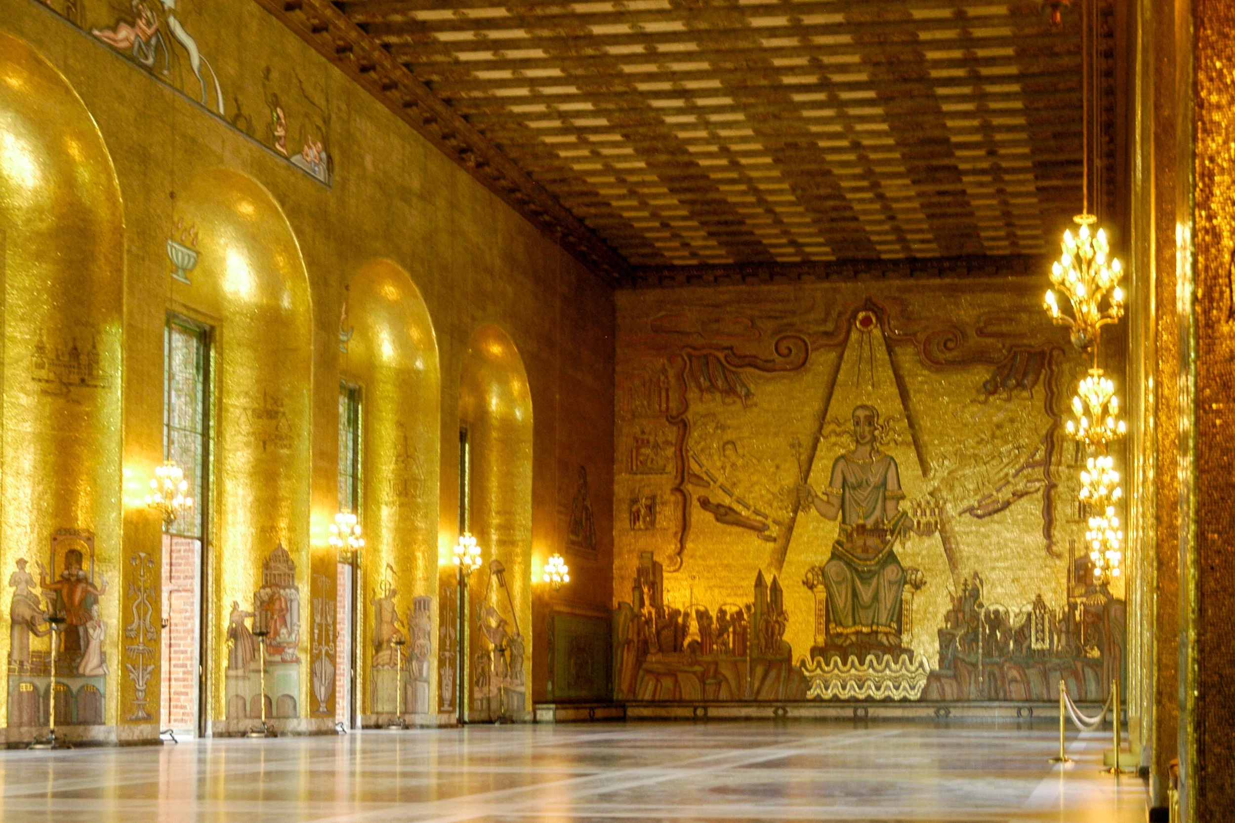 Stockholm City Hall mosaics