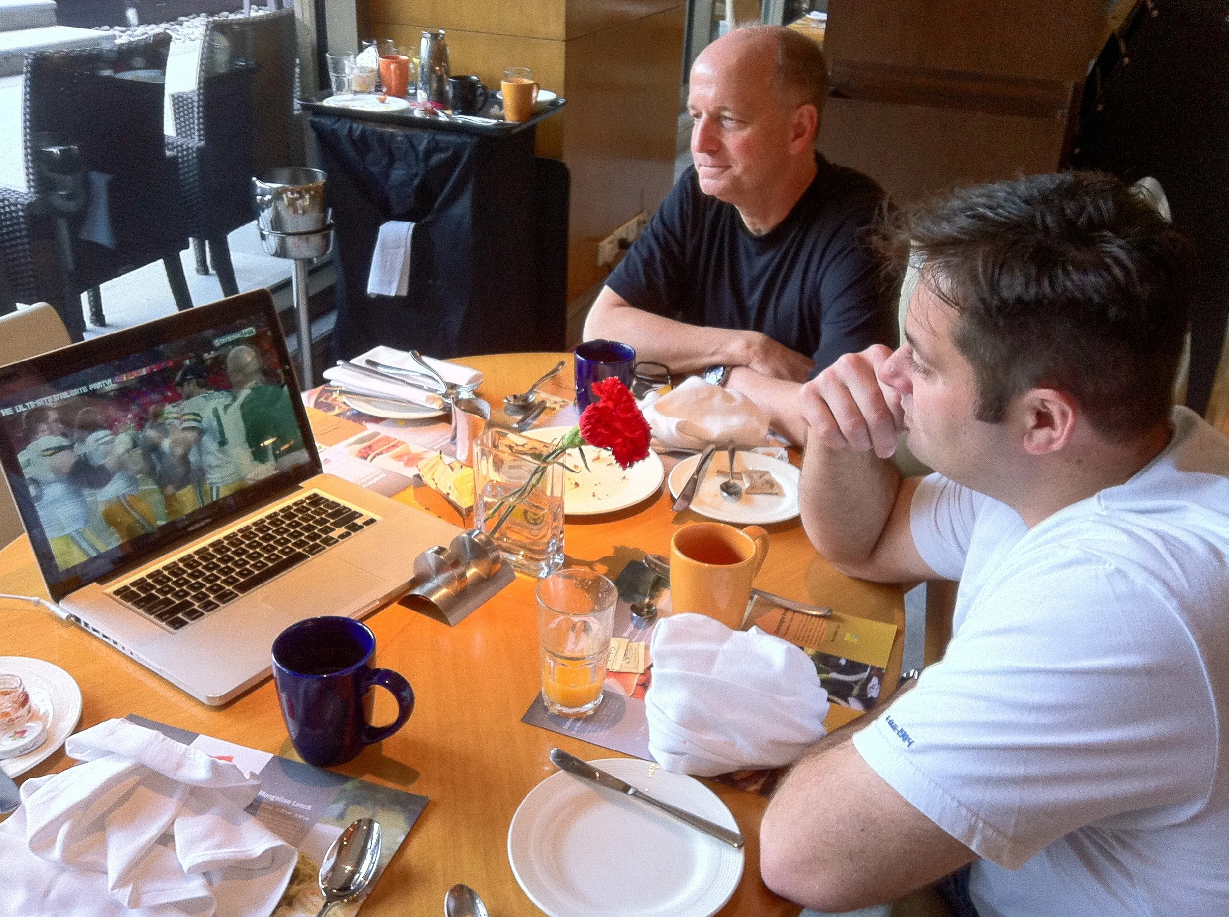 Watching the Packers on their way to the Super Bowl