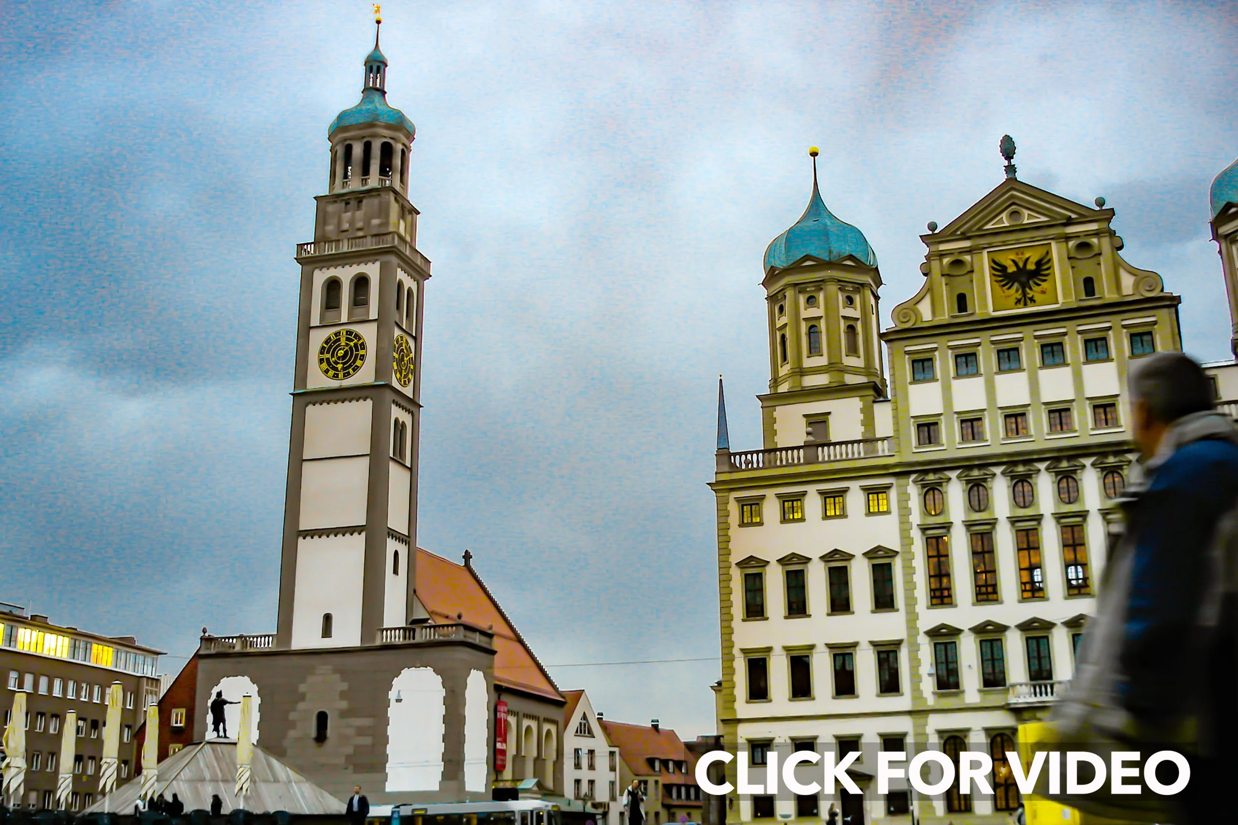 Rathausplatz in Augsburg, Germany