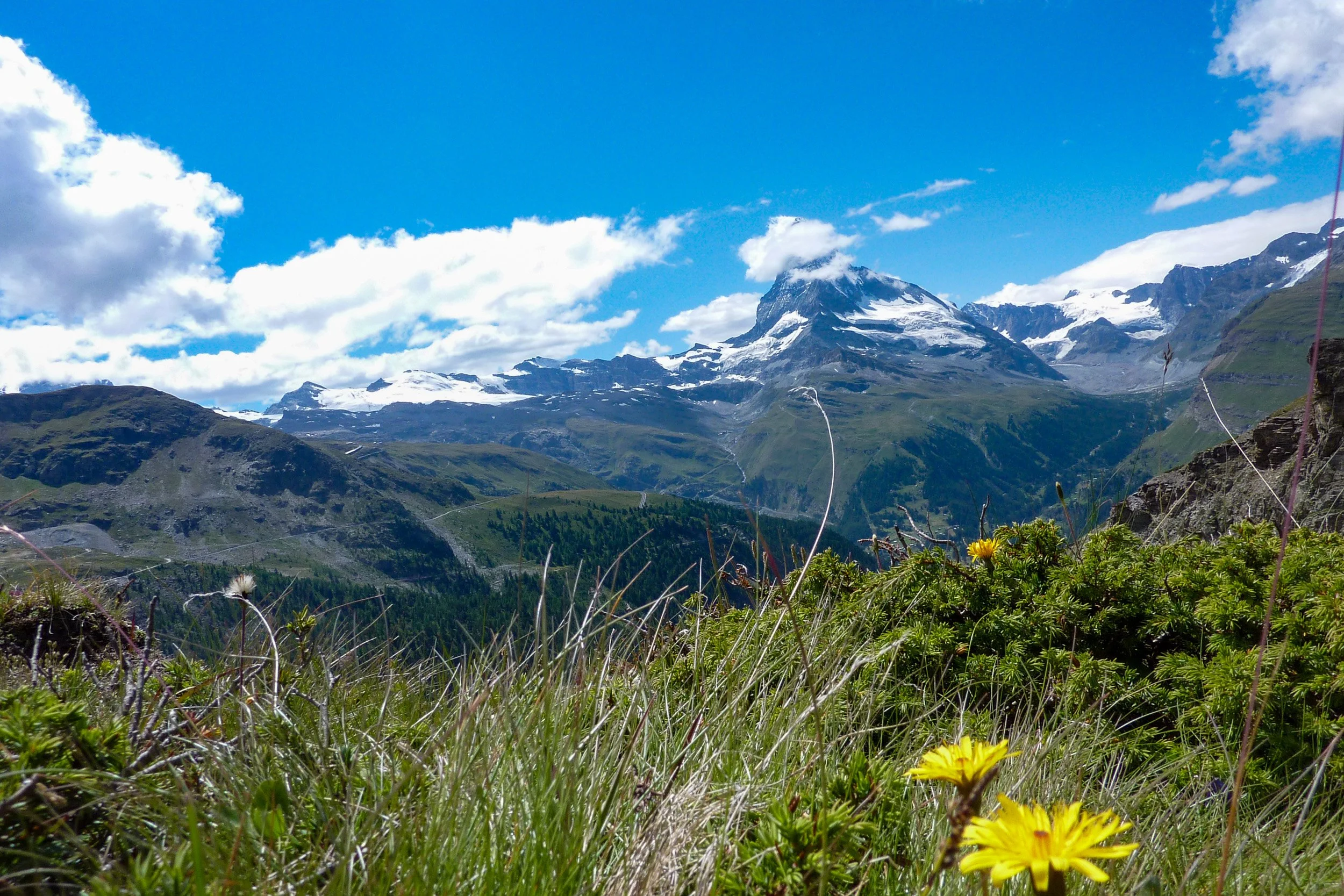 Matterhorn in the clouds