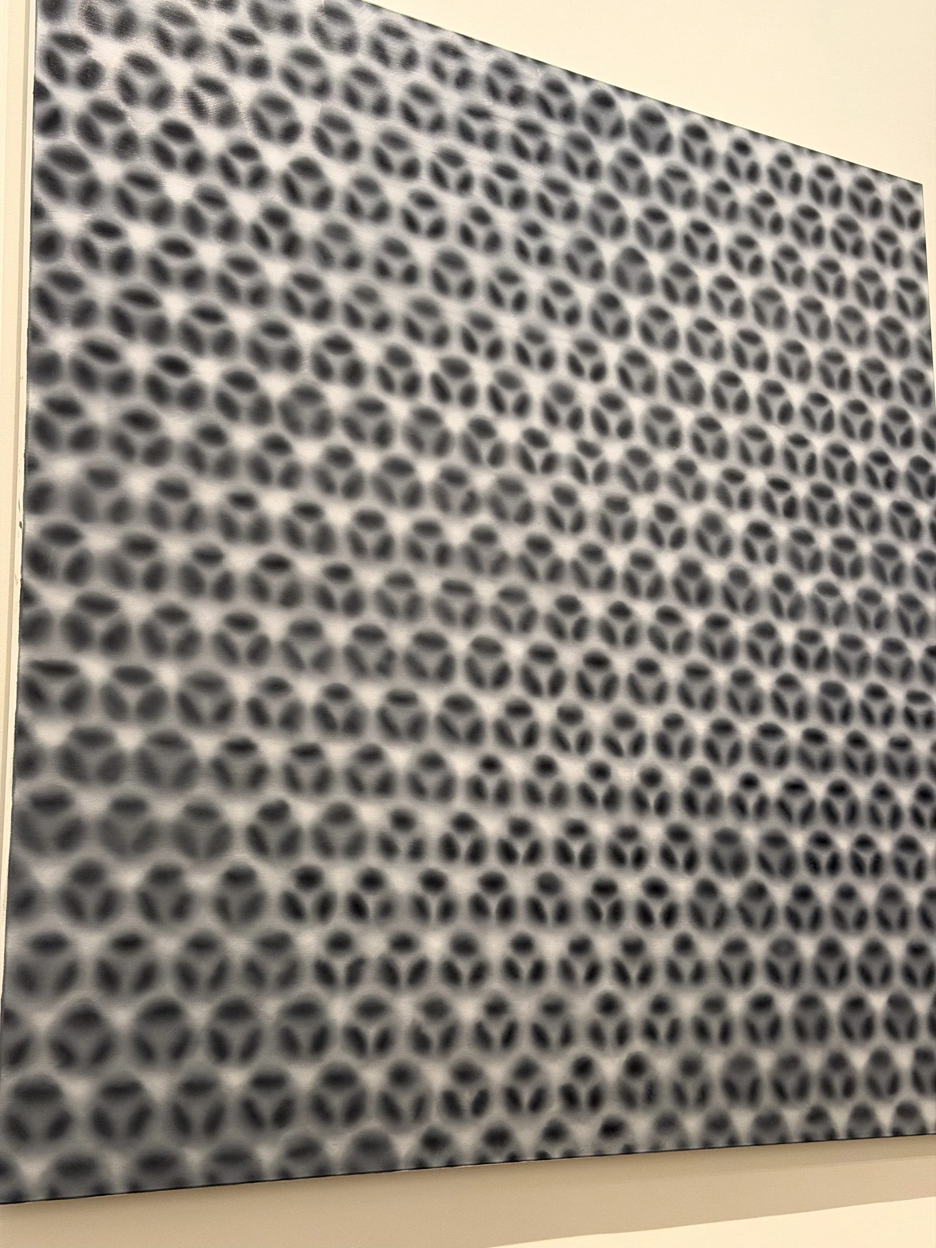 Yes, the photo is in focus, The painting...not so much. 