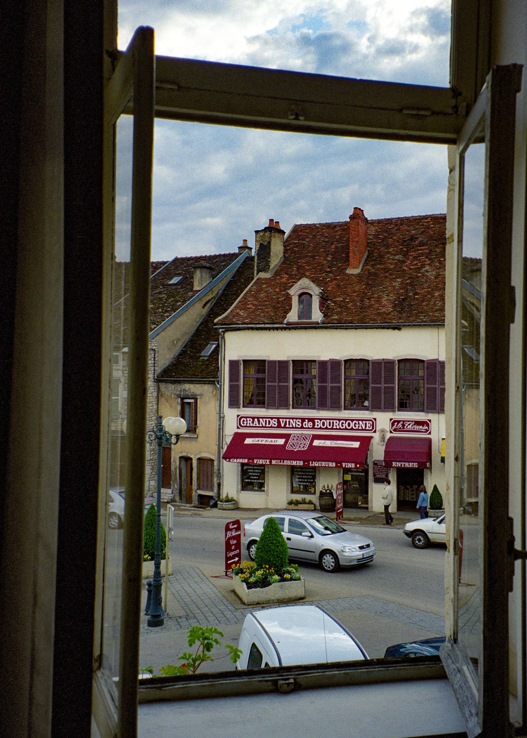 Beaune from our hotel window