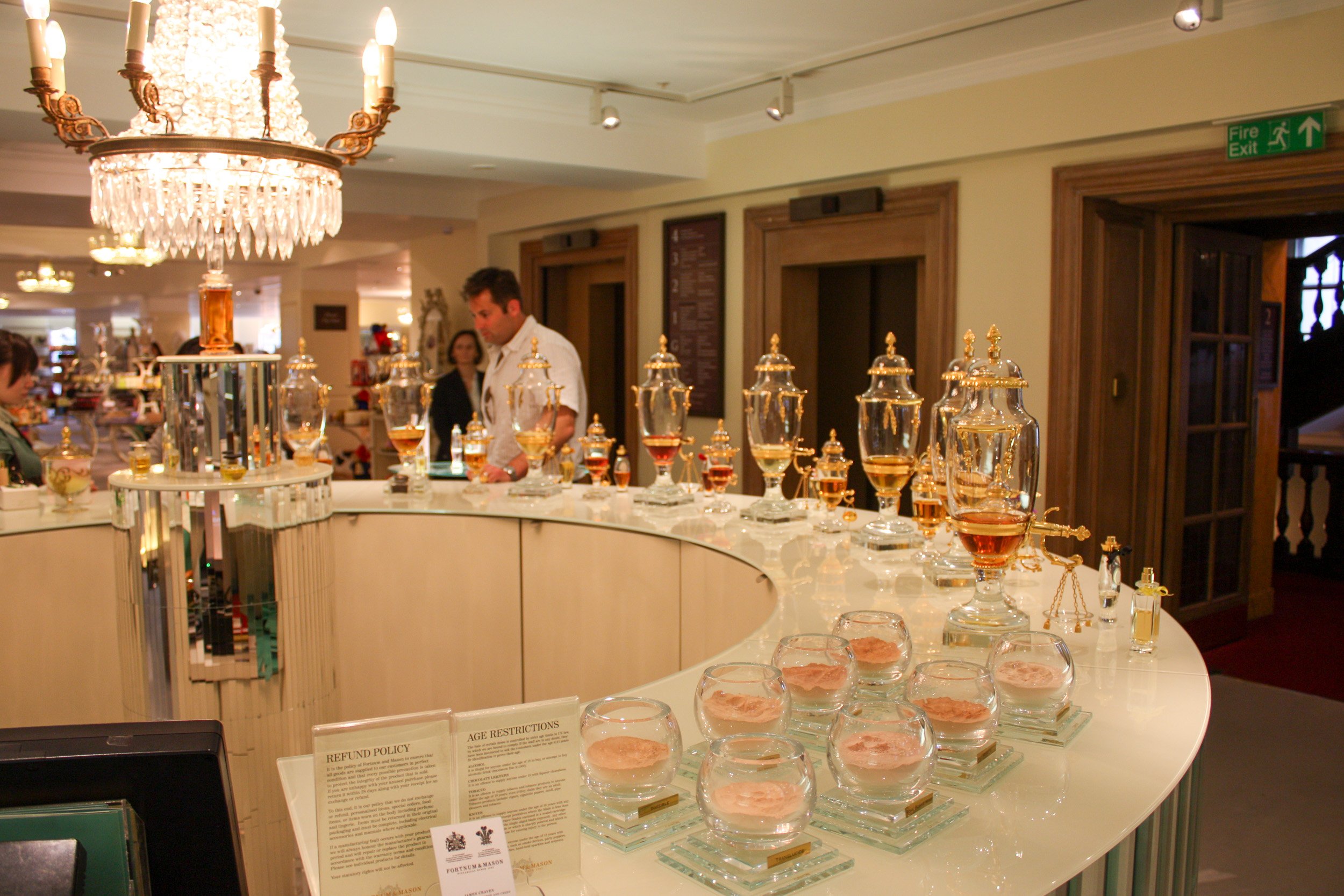 Fortnum and Mason samples