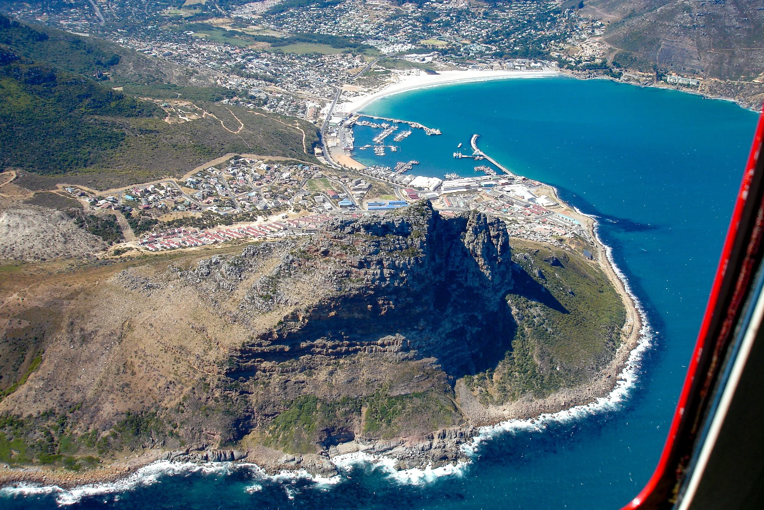 The Sentinel in Hout Bay Harbor South Africa
