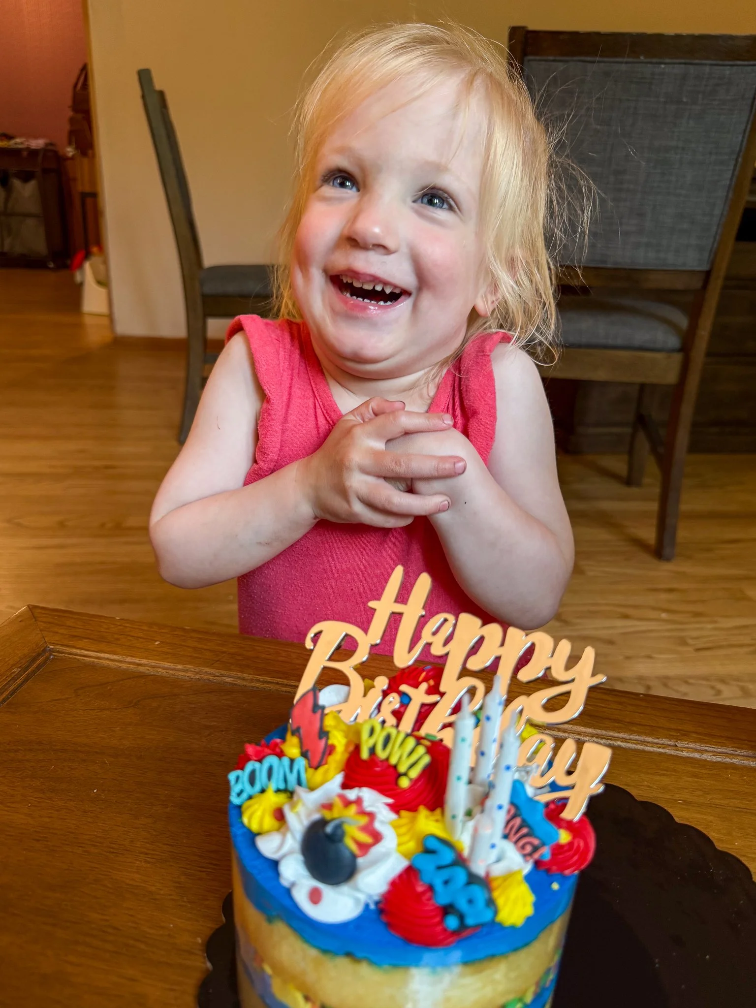 She's 3 and 1/2 so let's celebrate