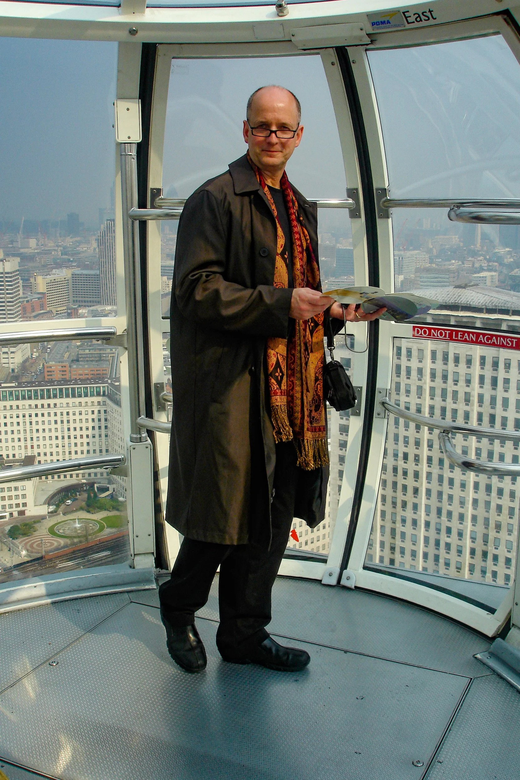 Dapper dude on the London Eye
