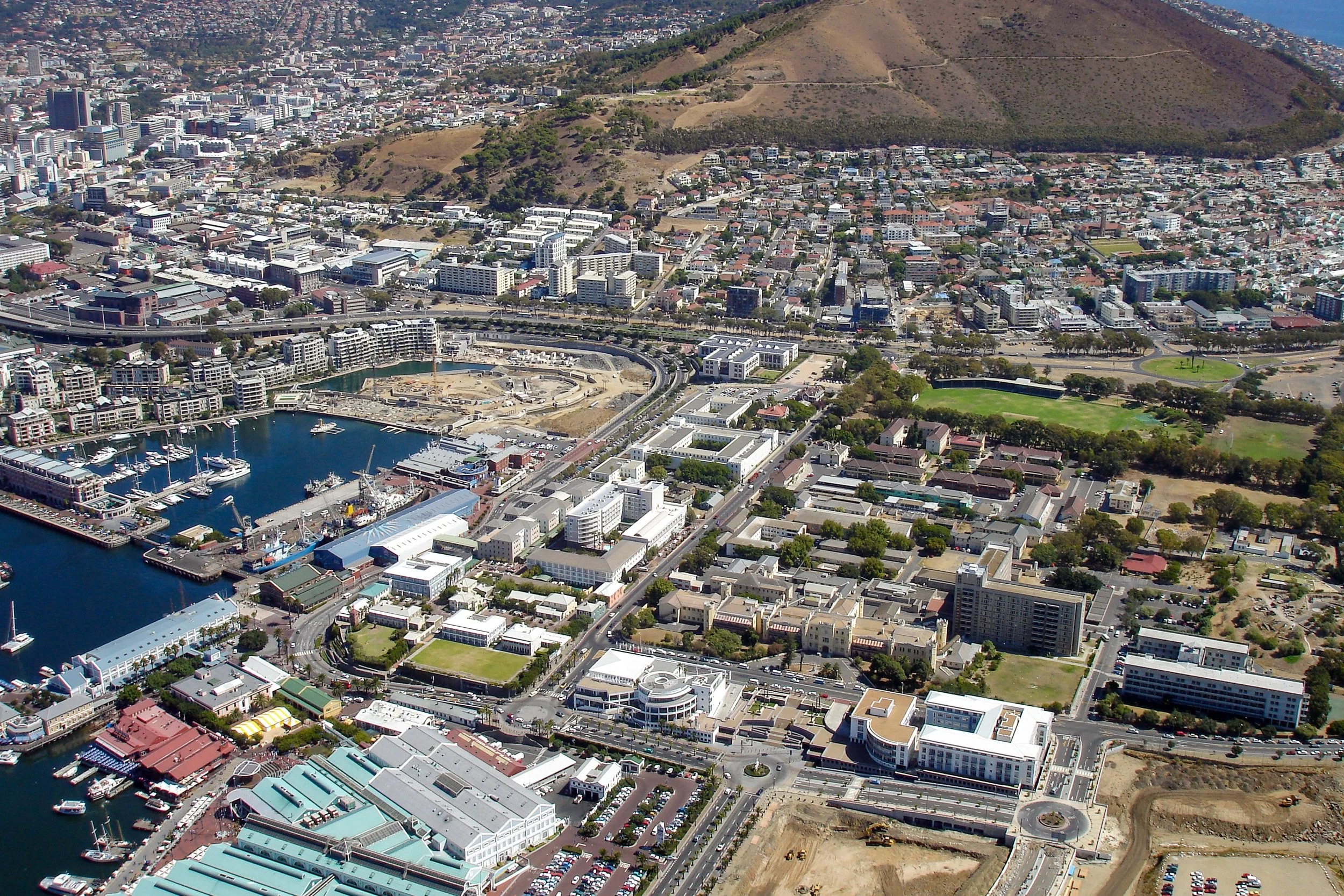 Bird's Eye View of Cape Town