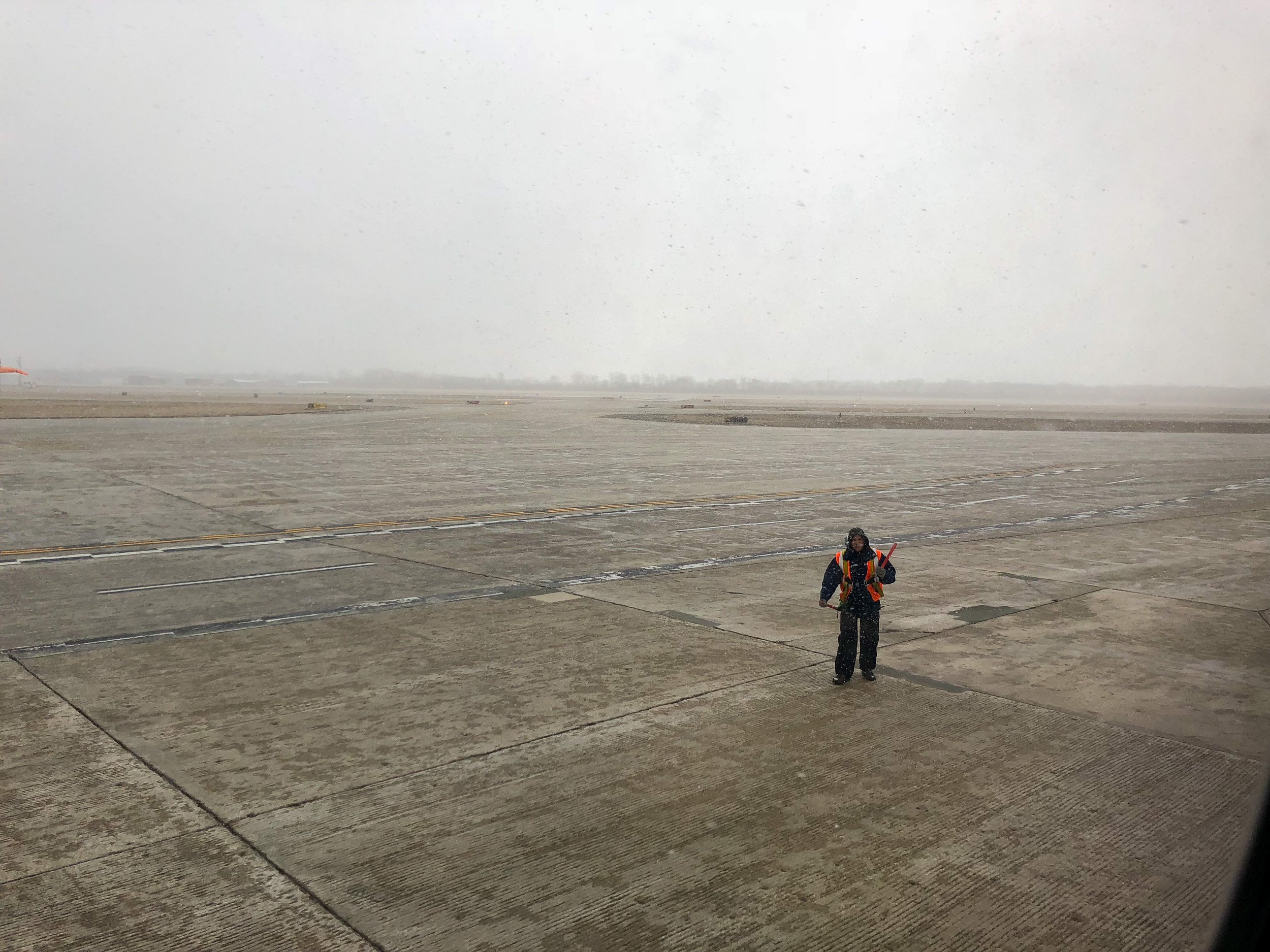 Miserable April day in Milwaukee. Time to depart