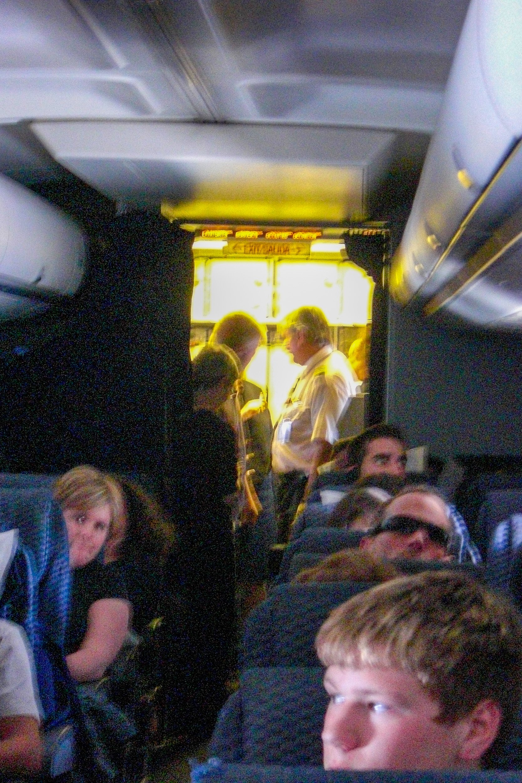 "Is there a doctor on board?" A passenger has an allergic reaction - but all ends well - just like the trip.