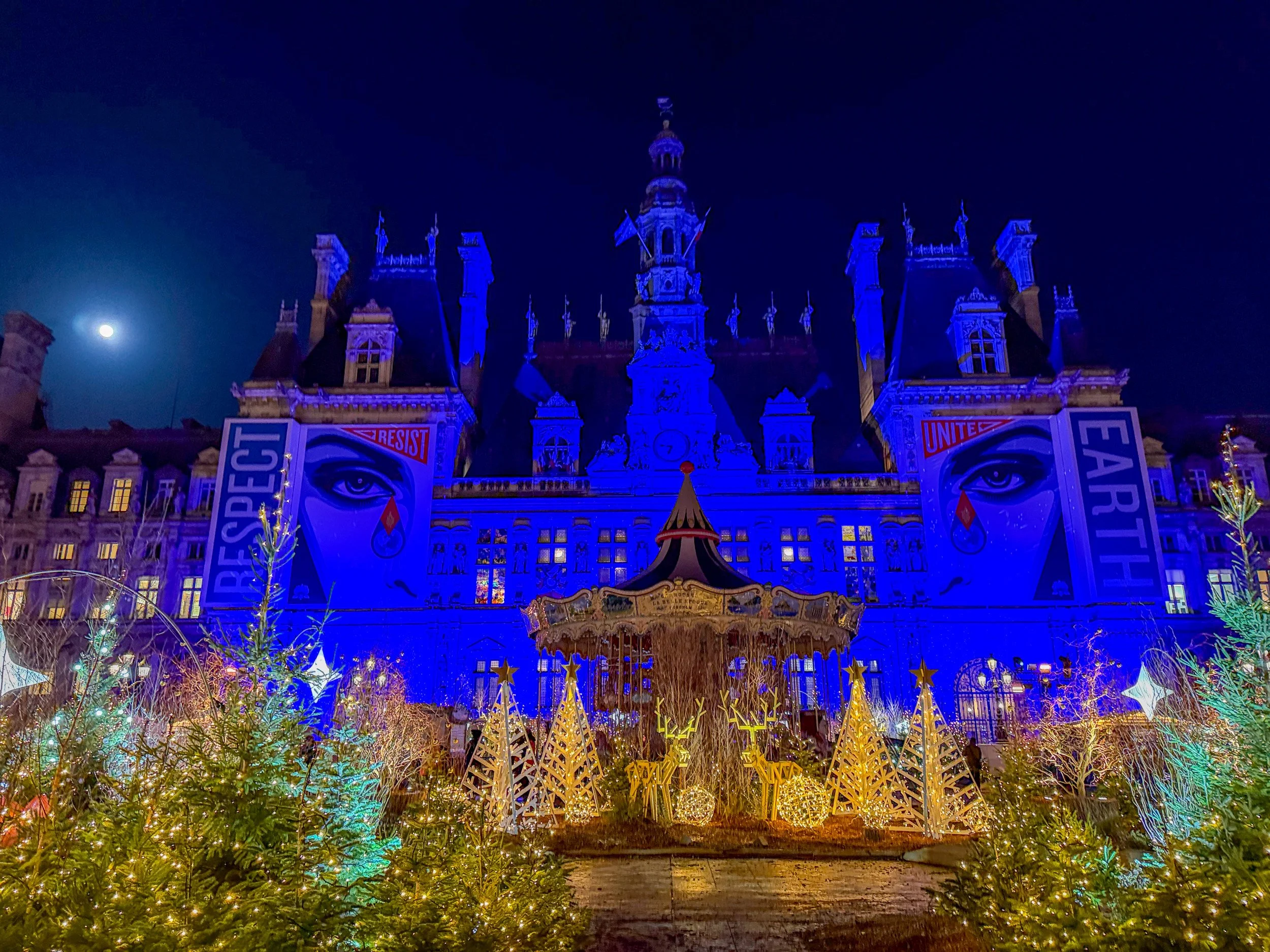 City hall is ready for the season.