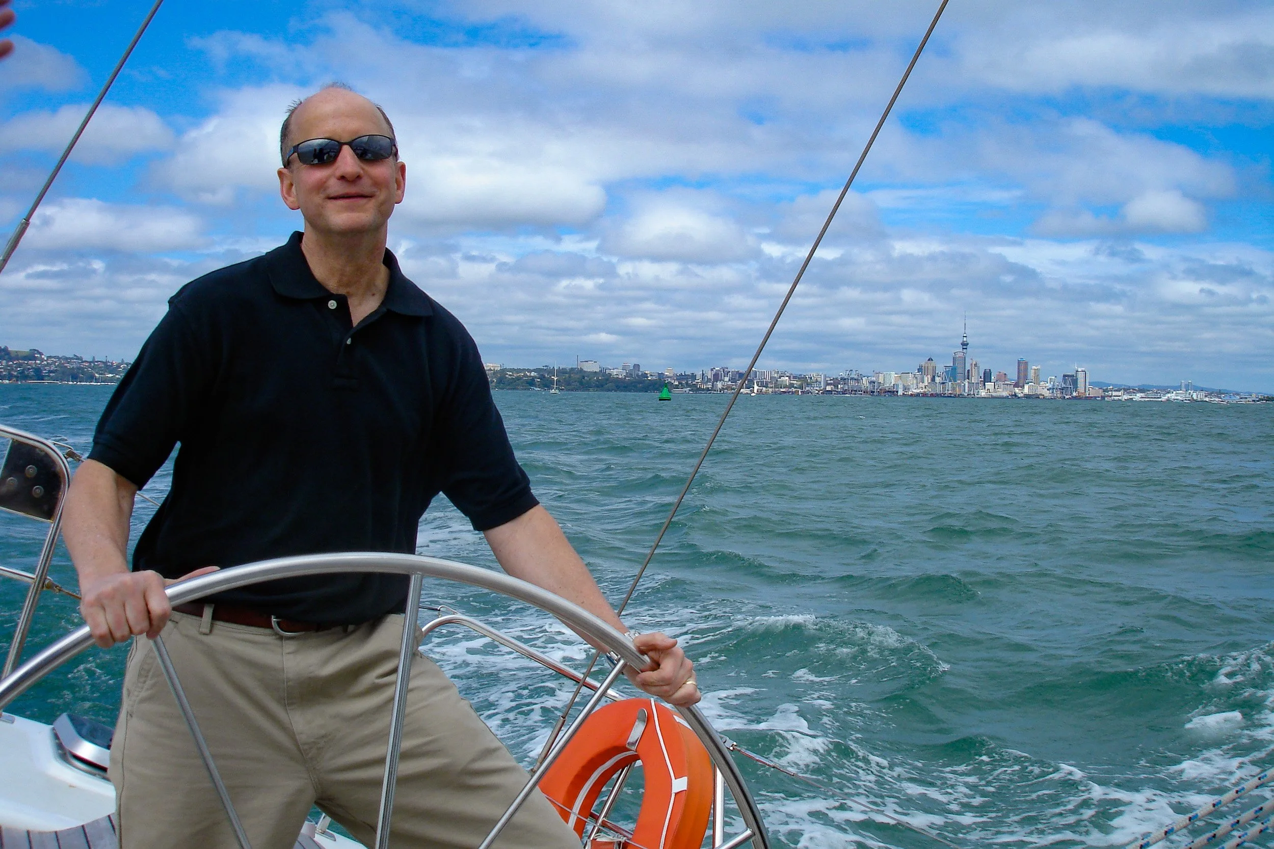 Jim takes over the helm