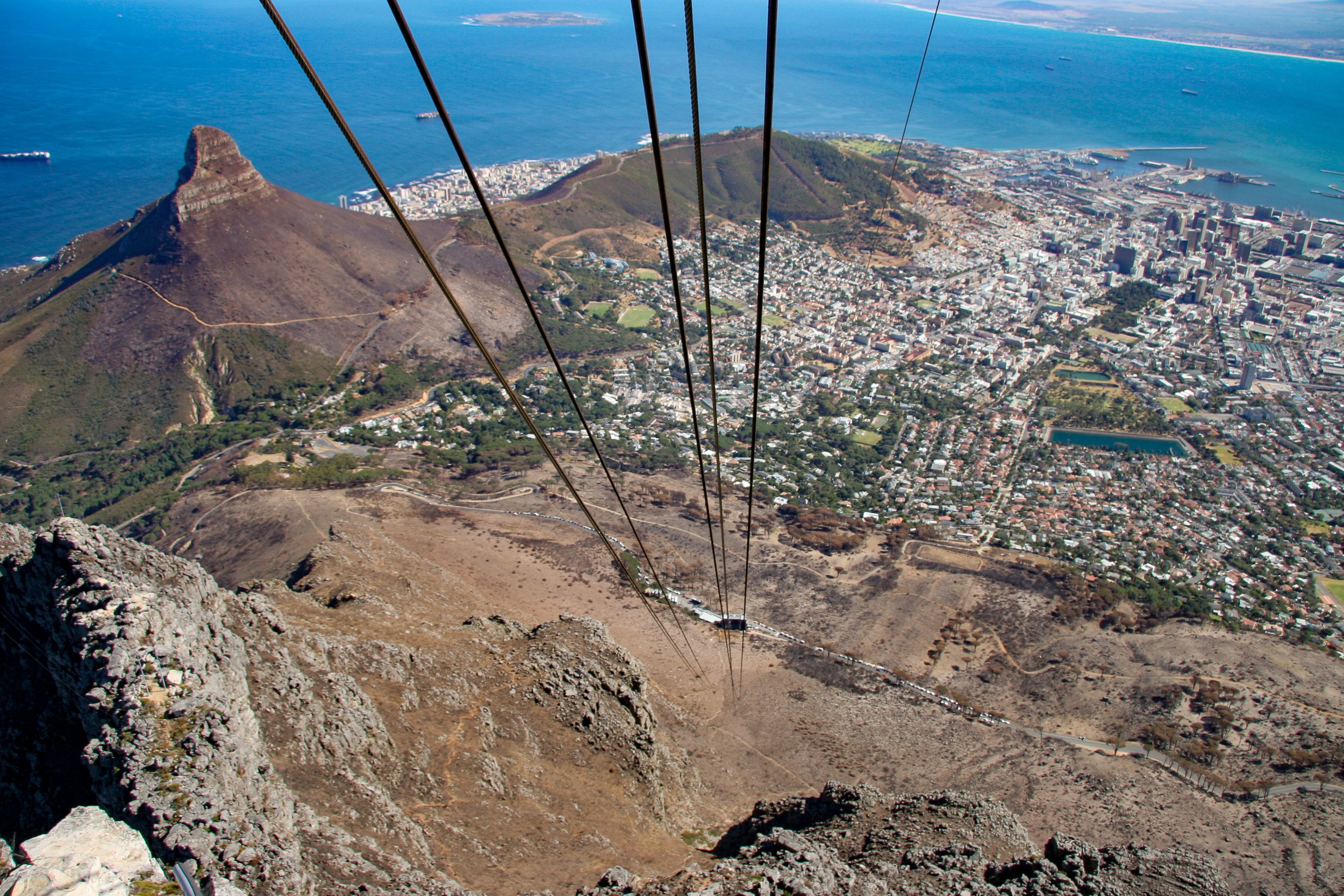 View from the rotating gondola