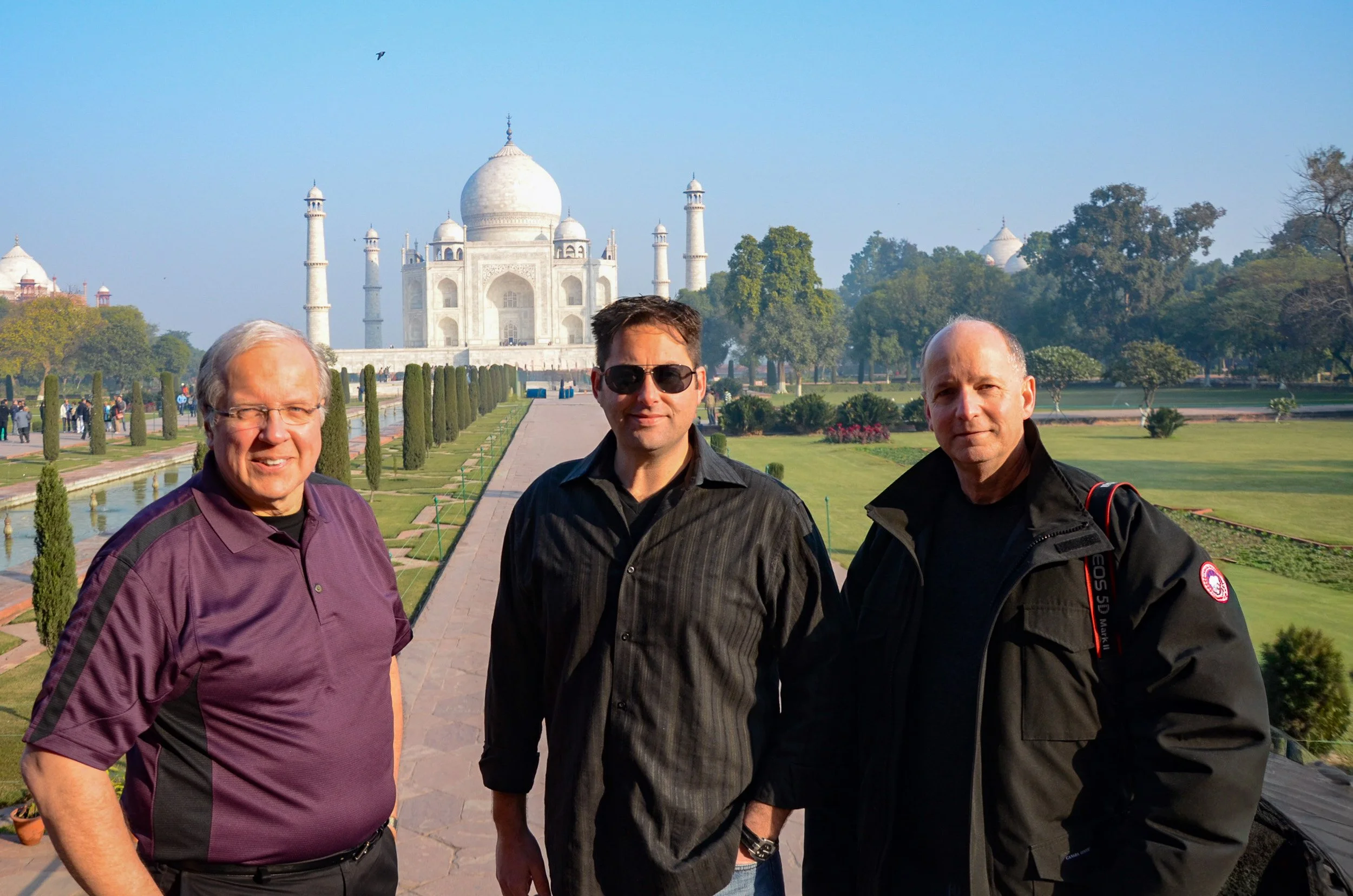 Neil Joe and Jim at the Taj