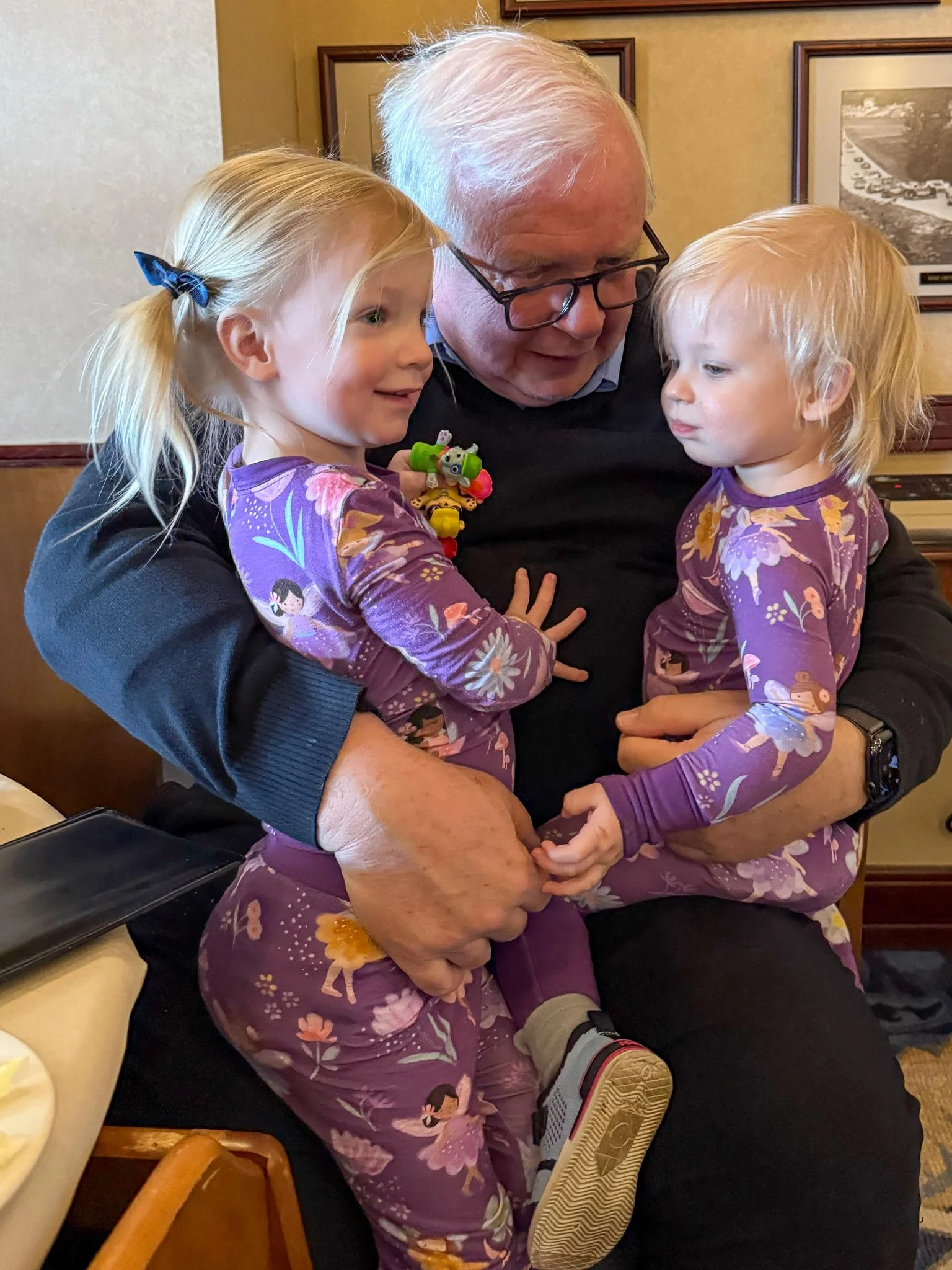 Hanging with the girls at the Osthoff