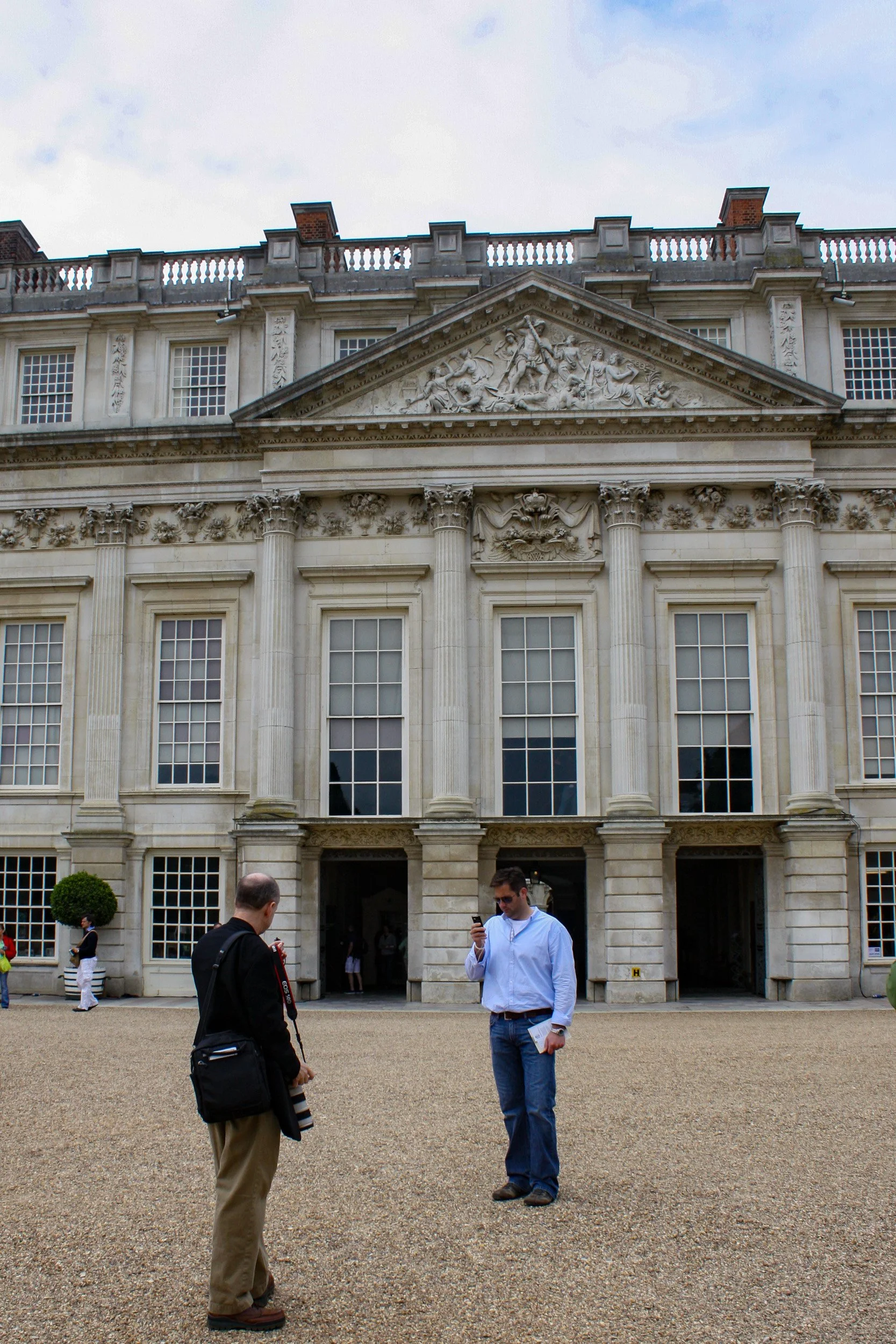 Hampton Court visitors