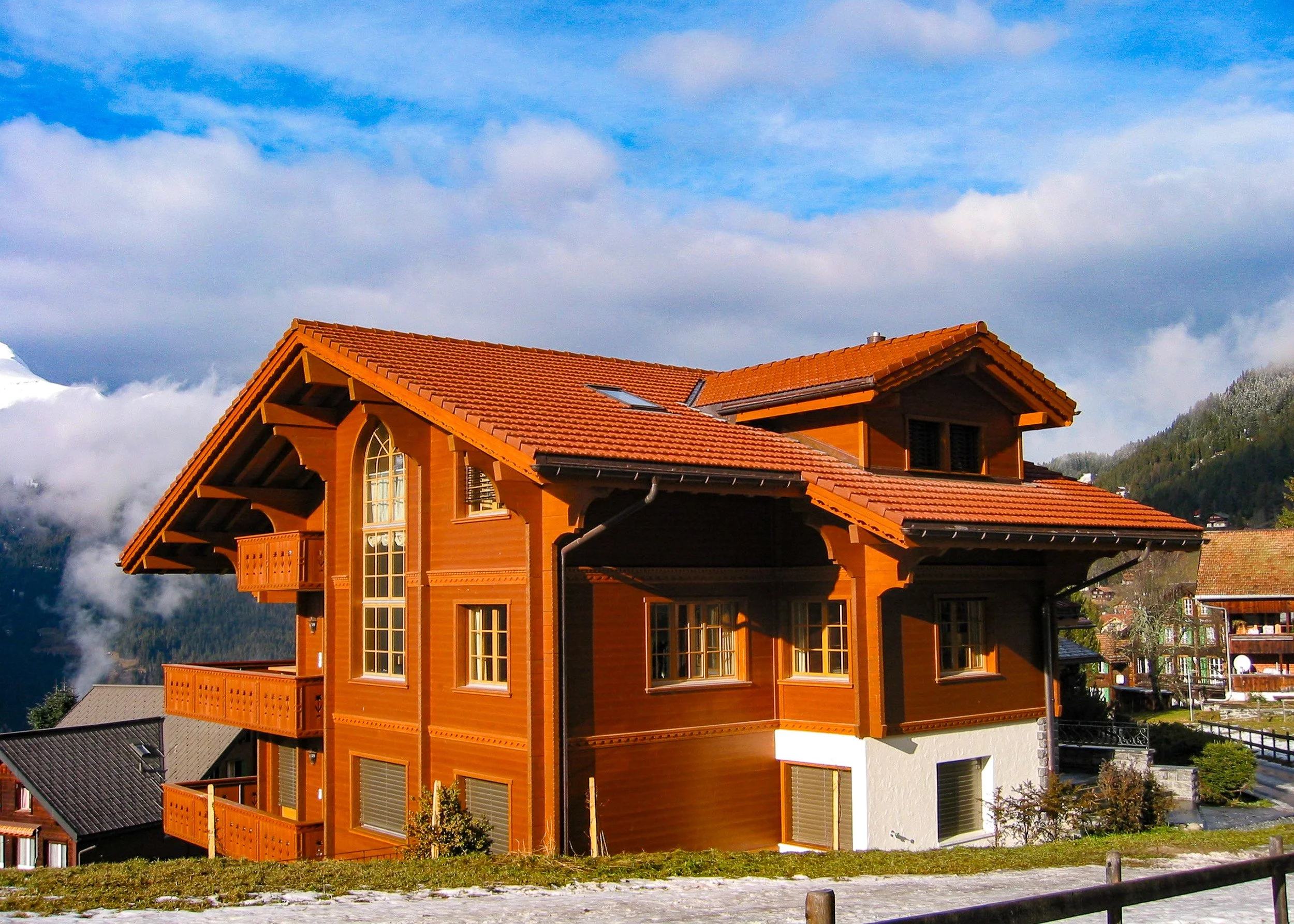 Chalet Breithornblick. The Ralph's mountain home