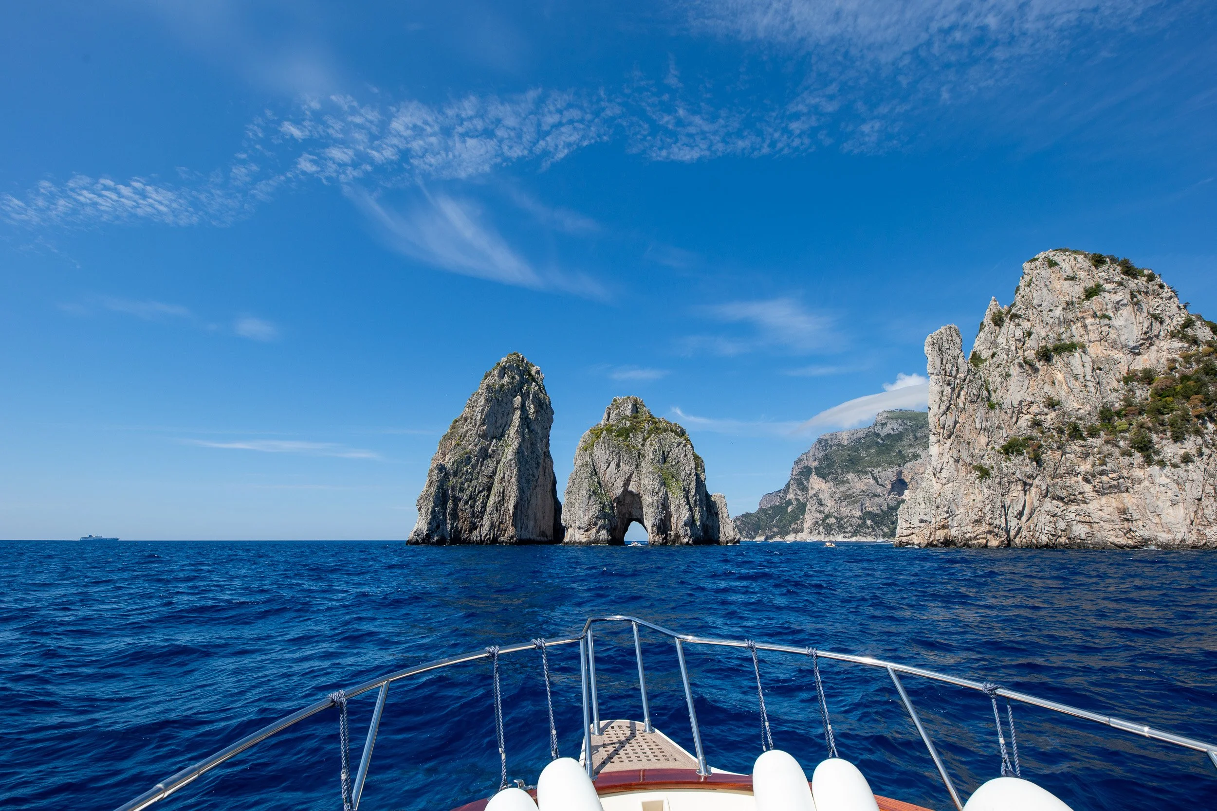 We're sailing through that?