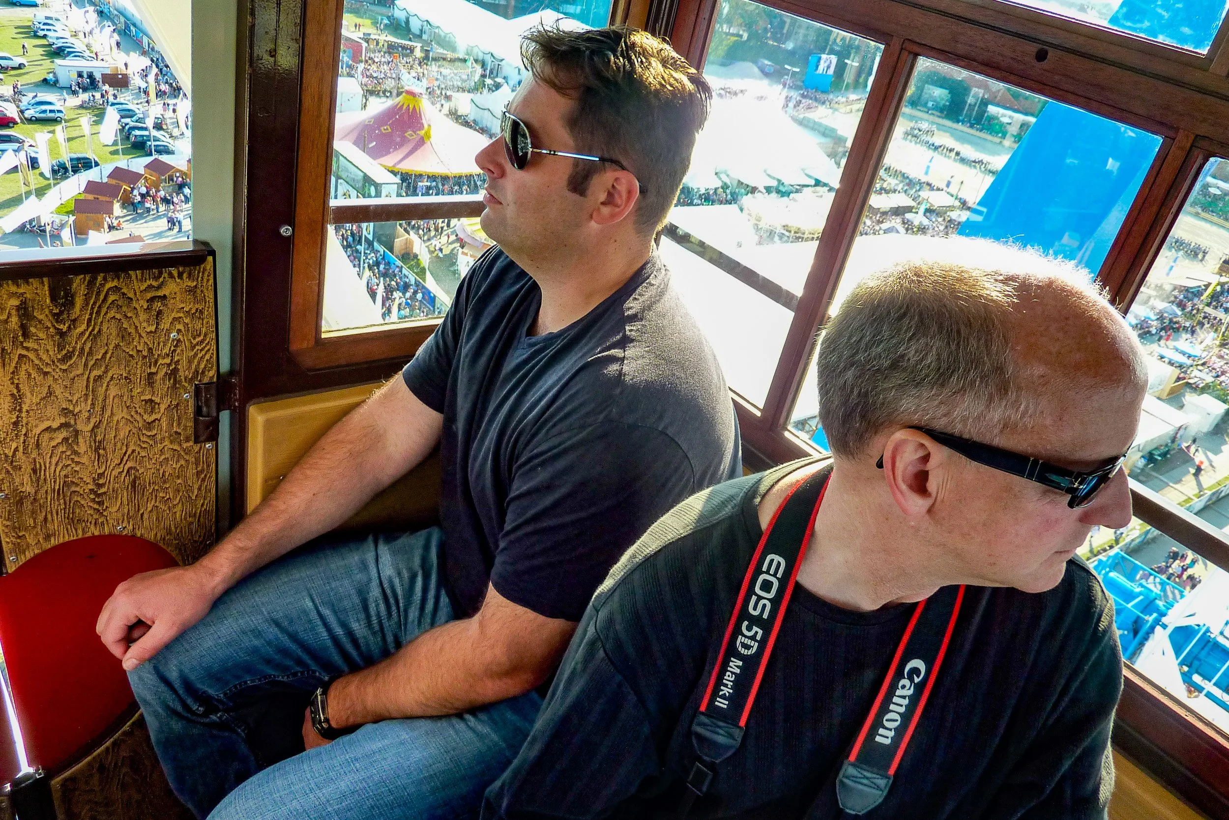 High above Oktoberfest