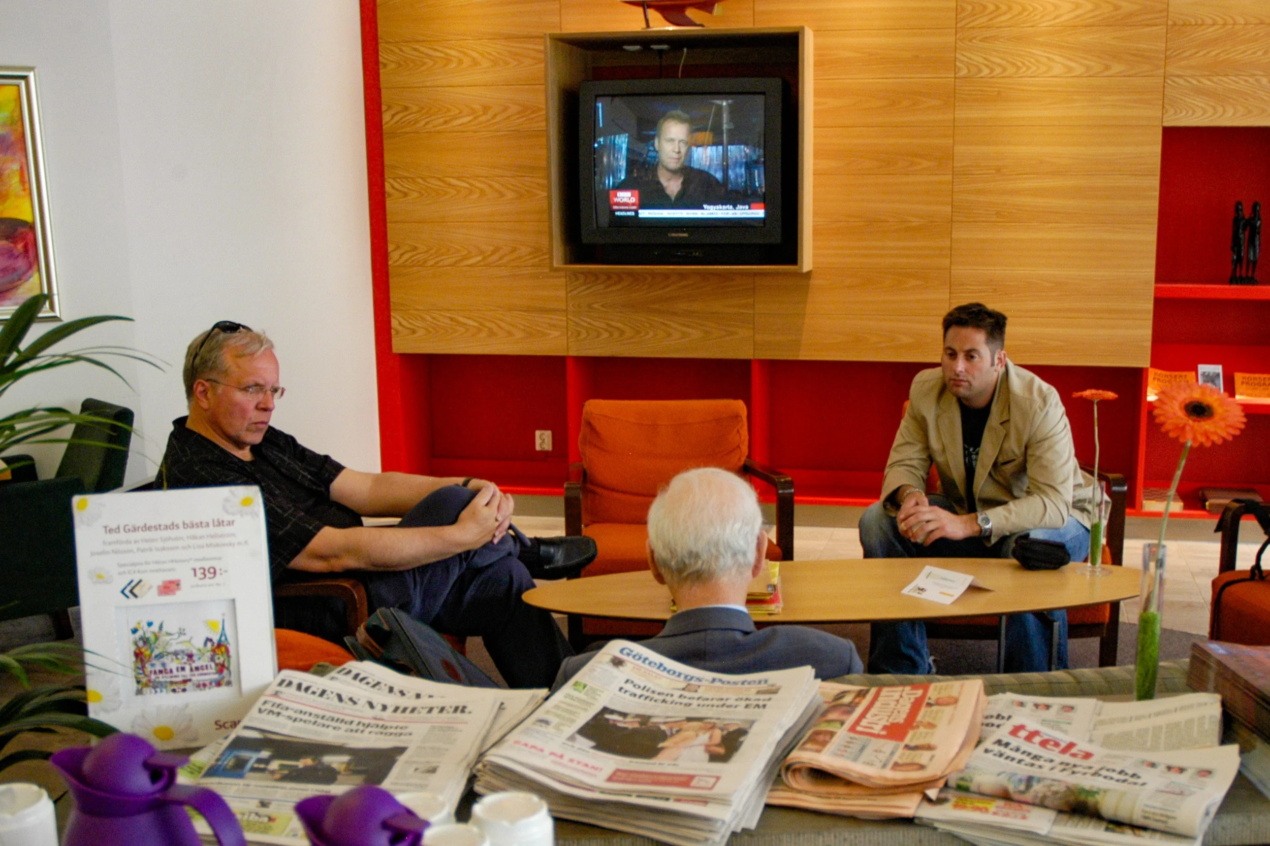 Talking to the former marketing director at our hotel