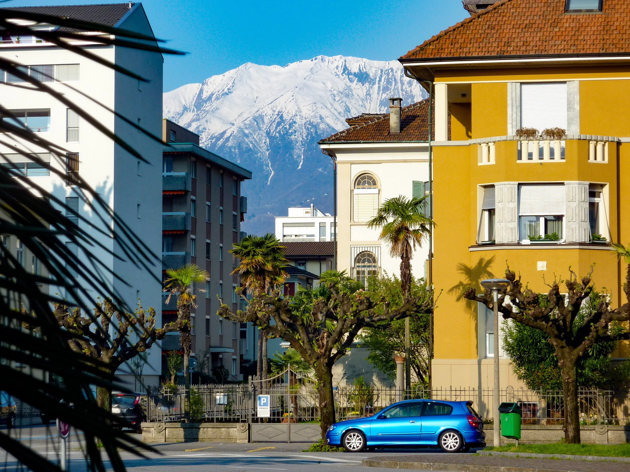 The Alps above Lugano
