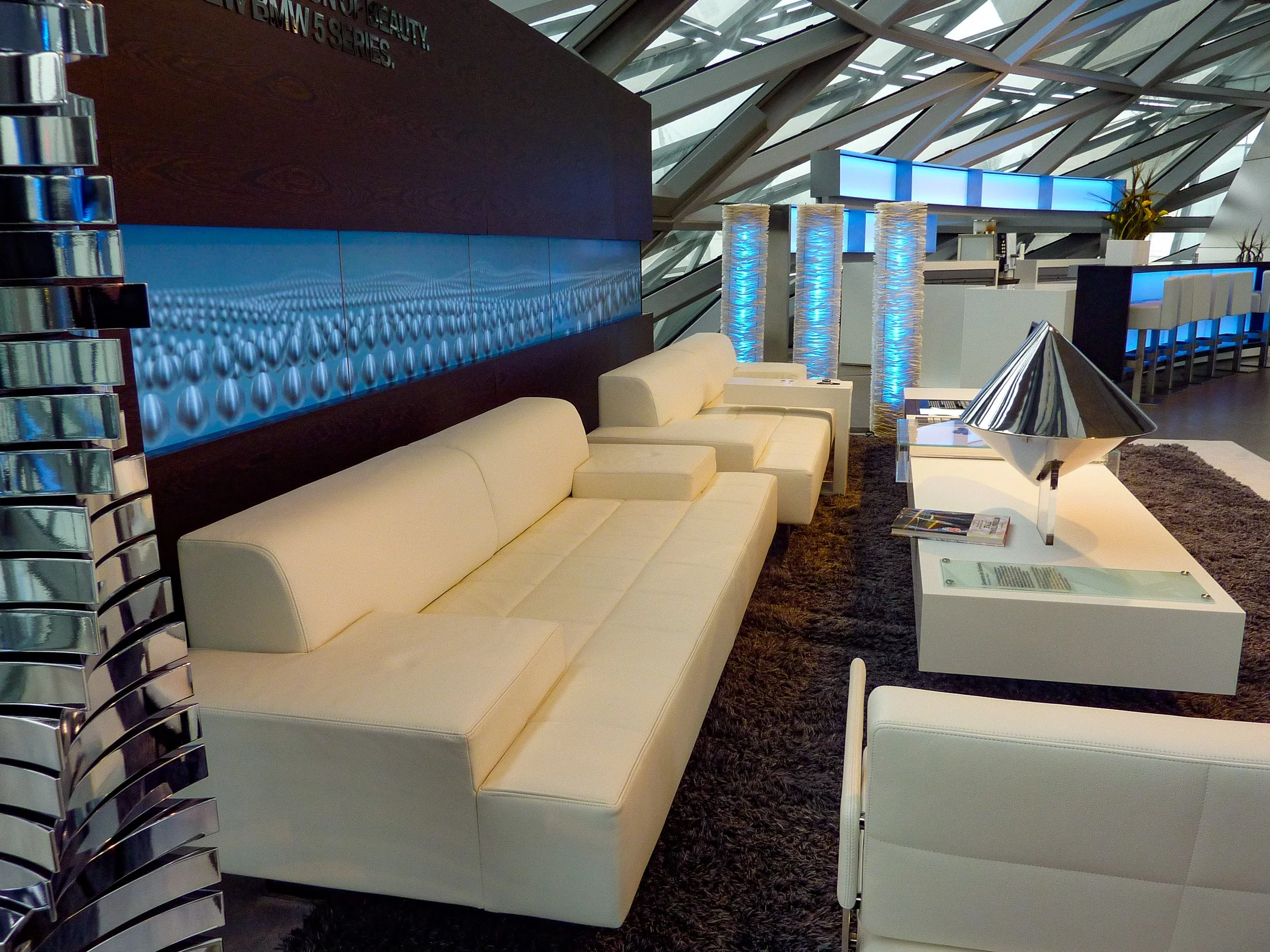 Waiting area for delivery of your new BMW