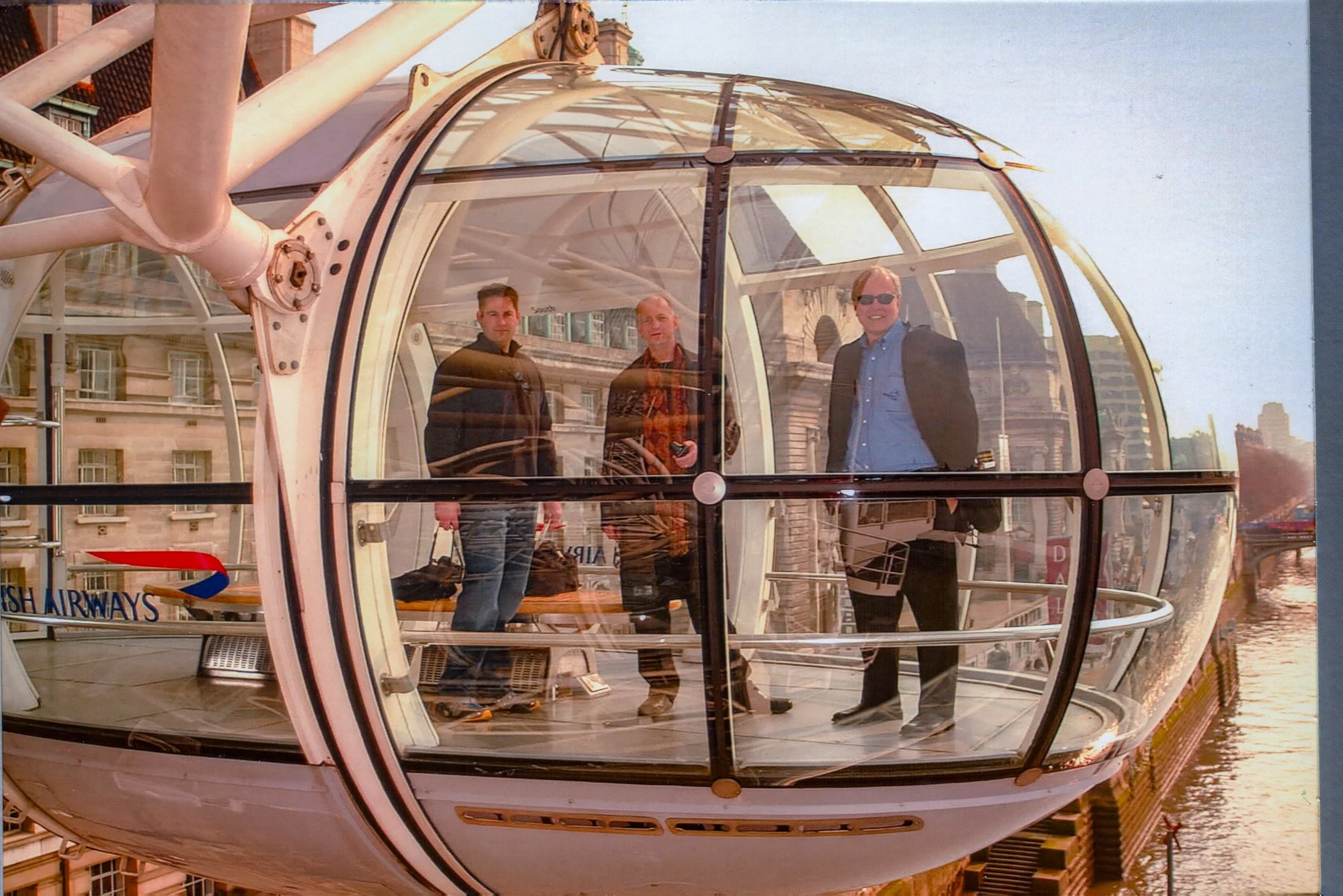 Riding high above London