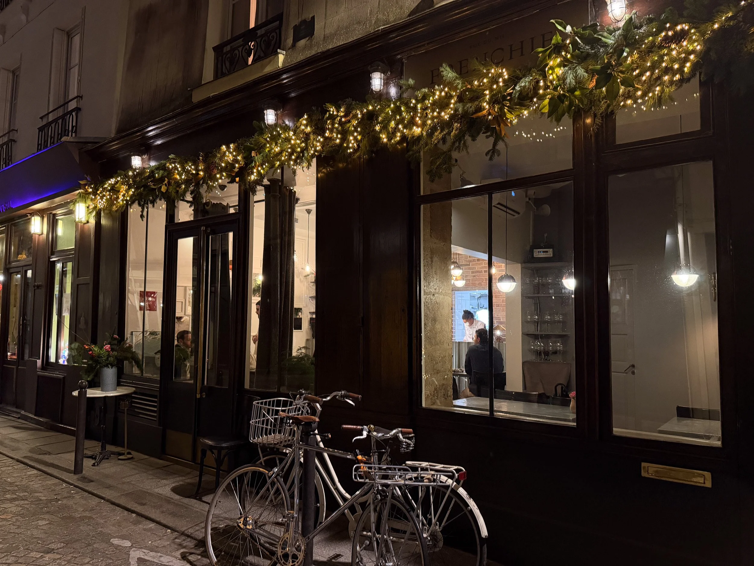Dinner on our first night in France is at... “Frenchie”. Seems about right. 