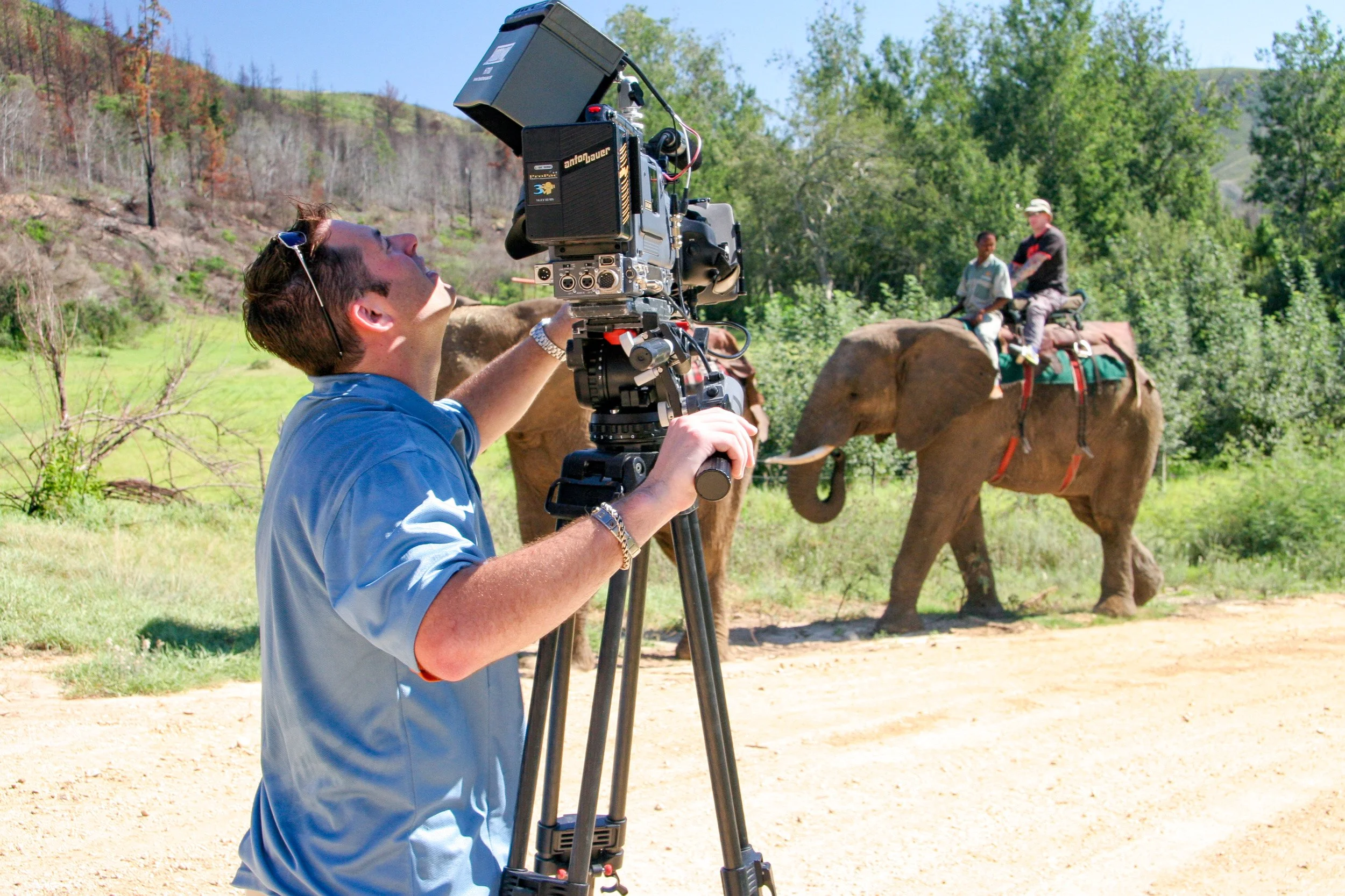 Joe tracks the action