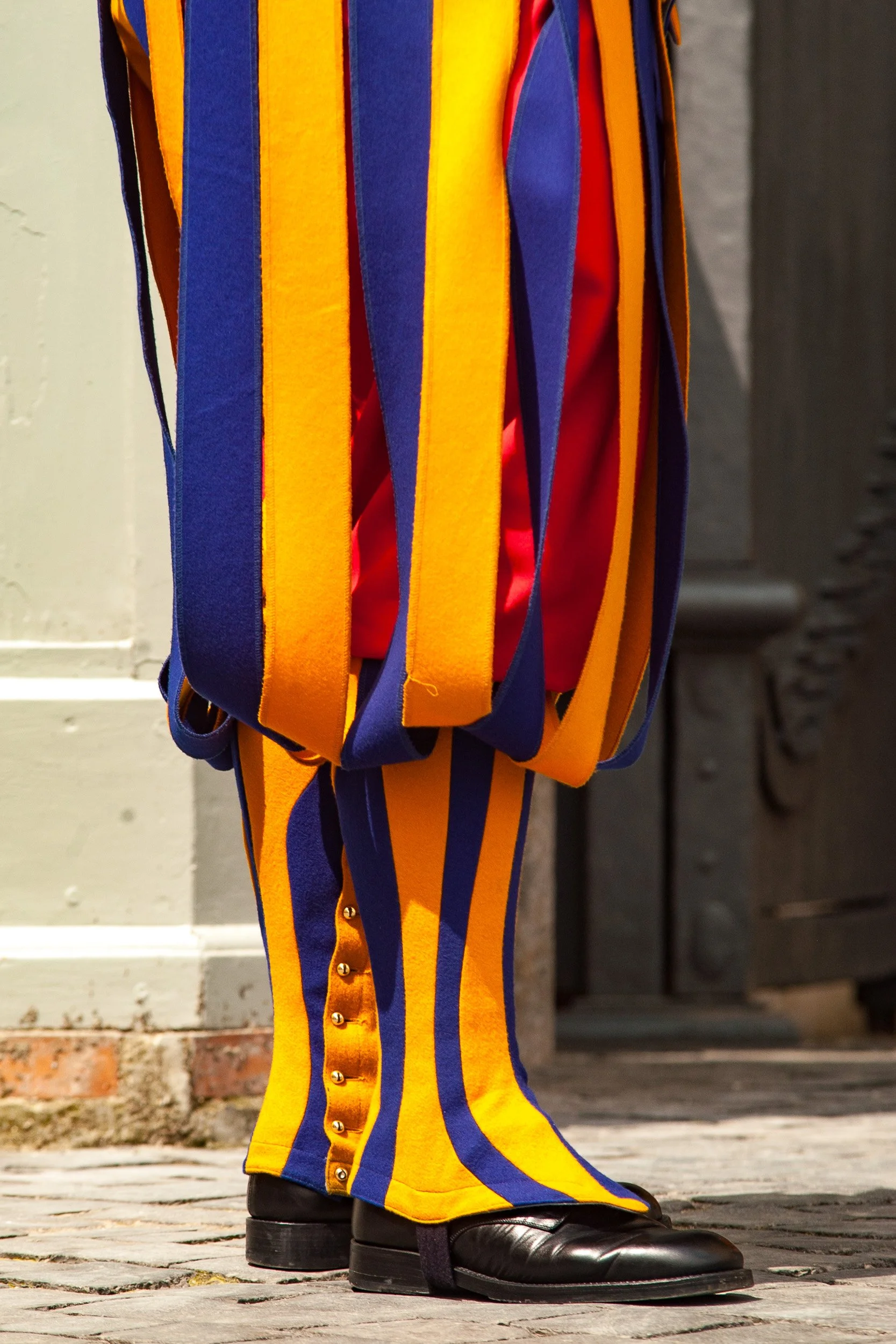 Swiss guards' footwear