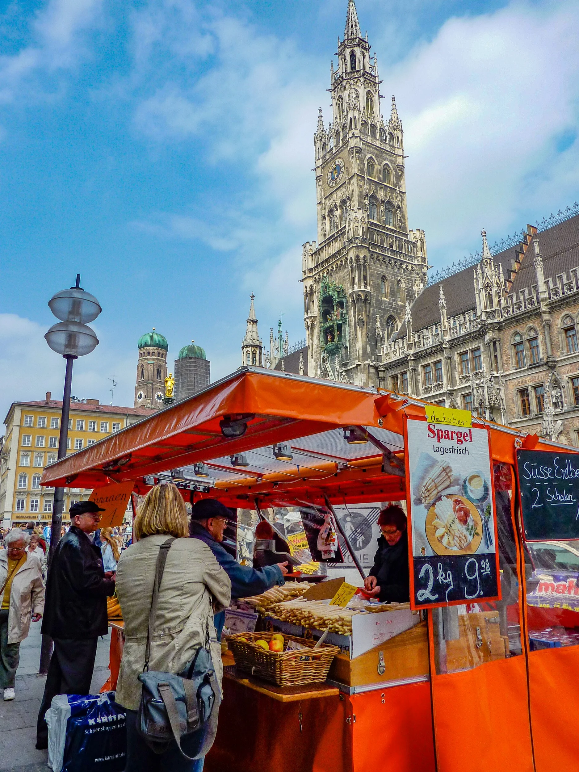 Munich spargel stand
