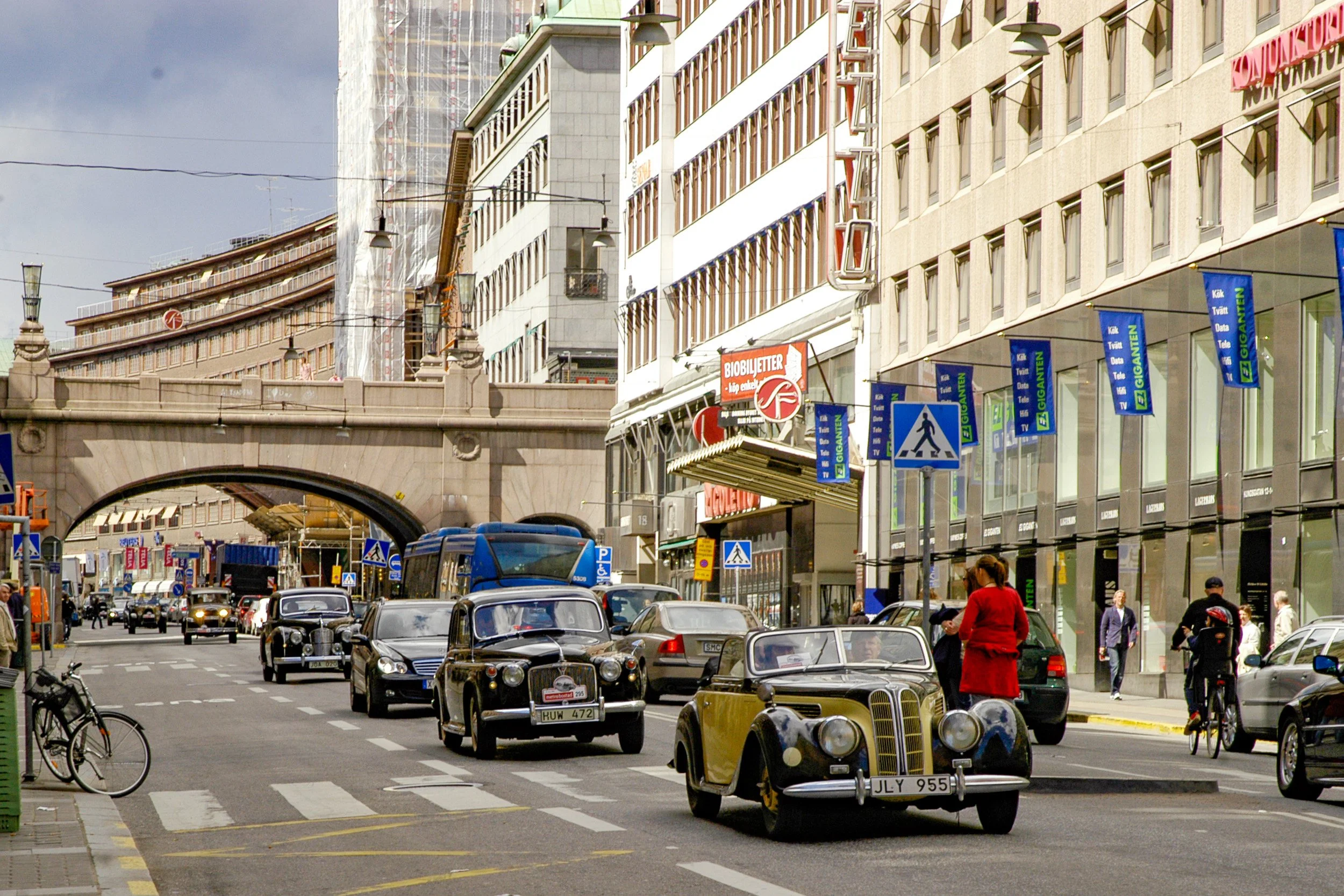 Stockholm downtown parade