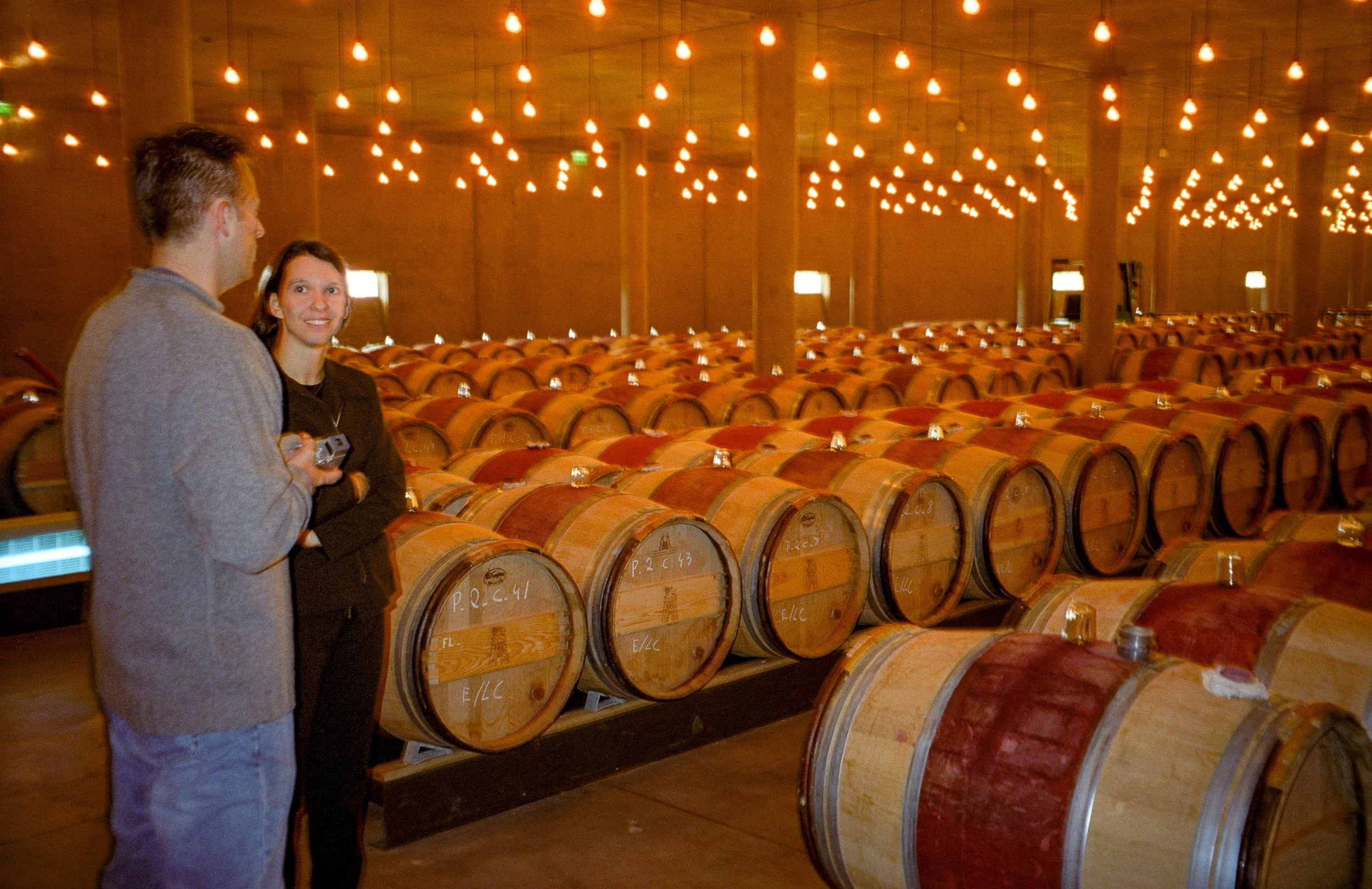 Chateau La Tour wine cellar