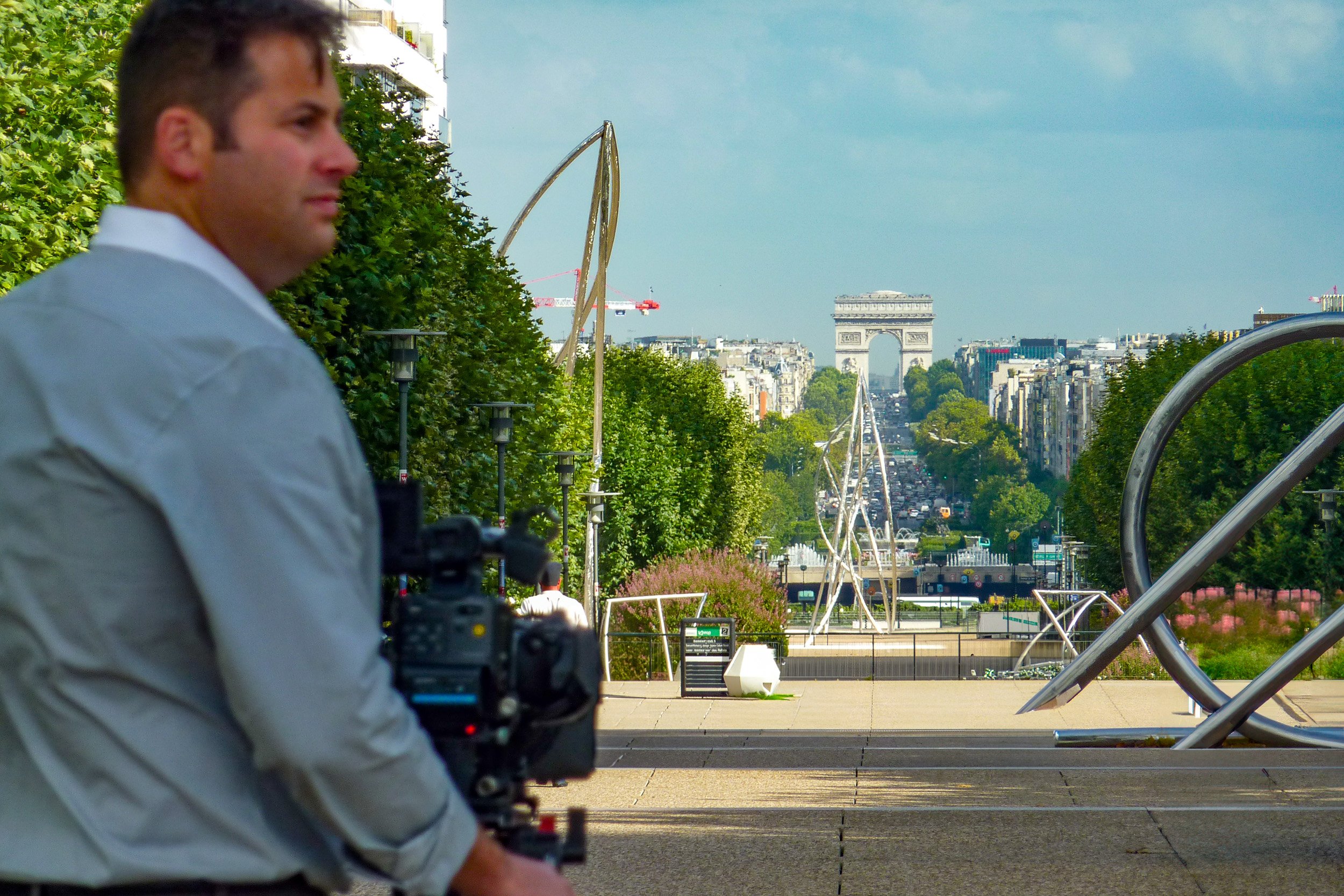 Champs Élysées view