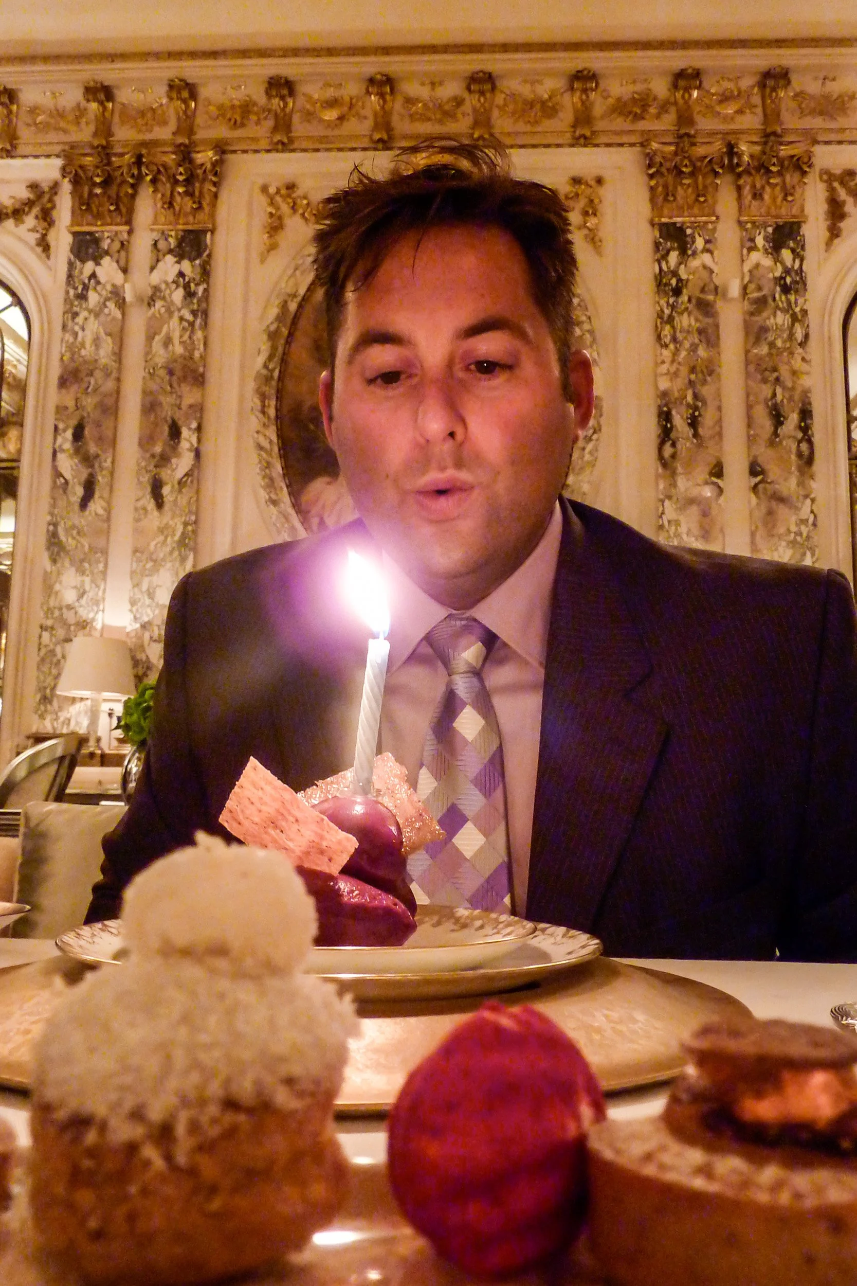 Birthday boy Joe at Le Meurice