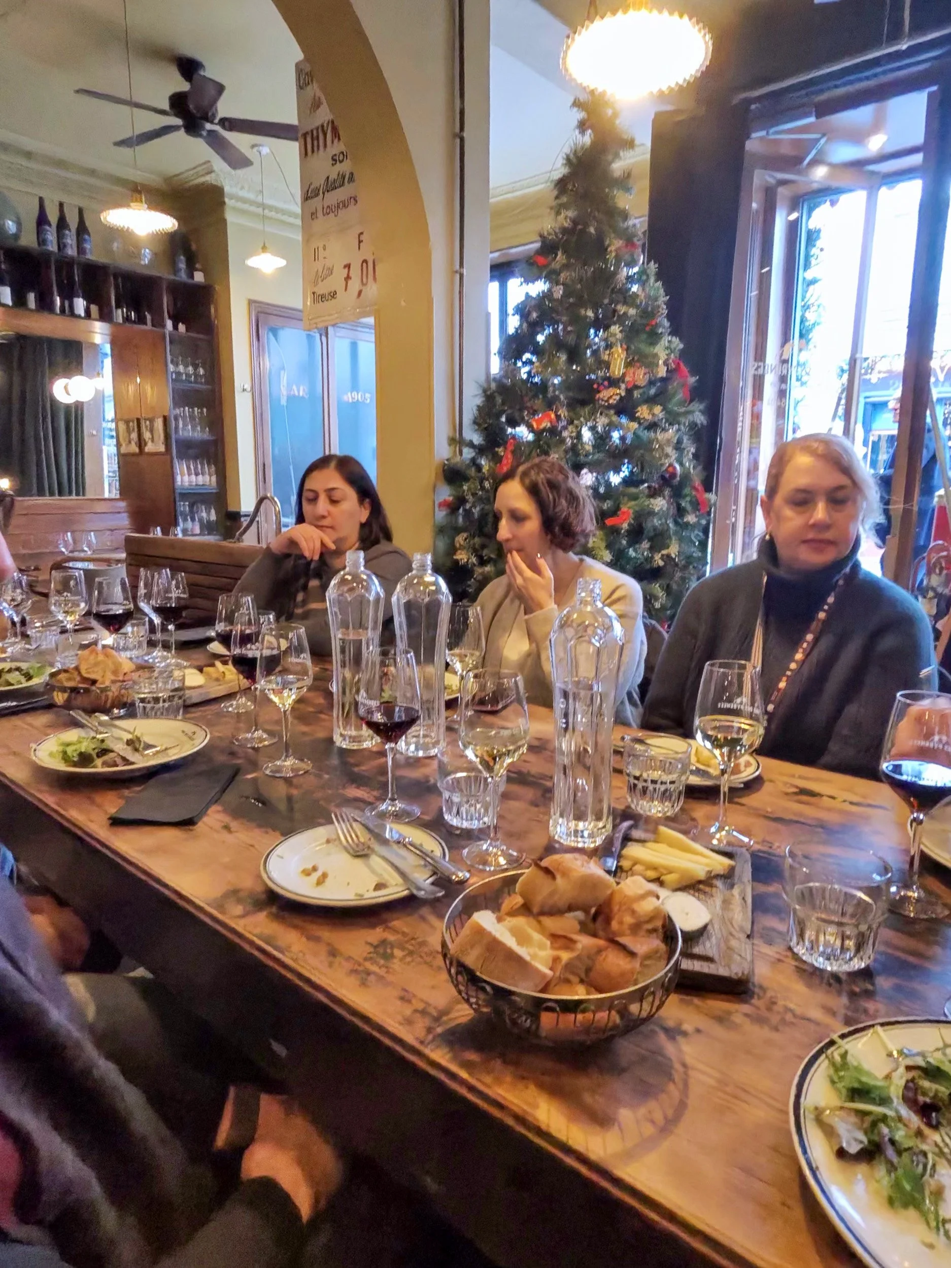 The group left little on their plates. 