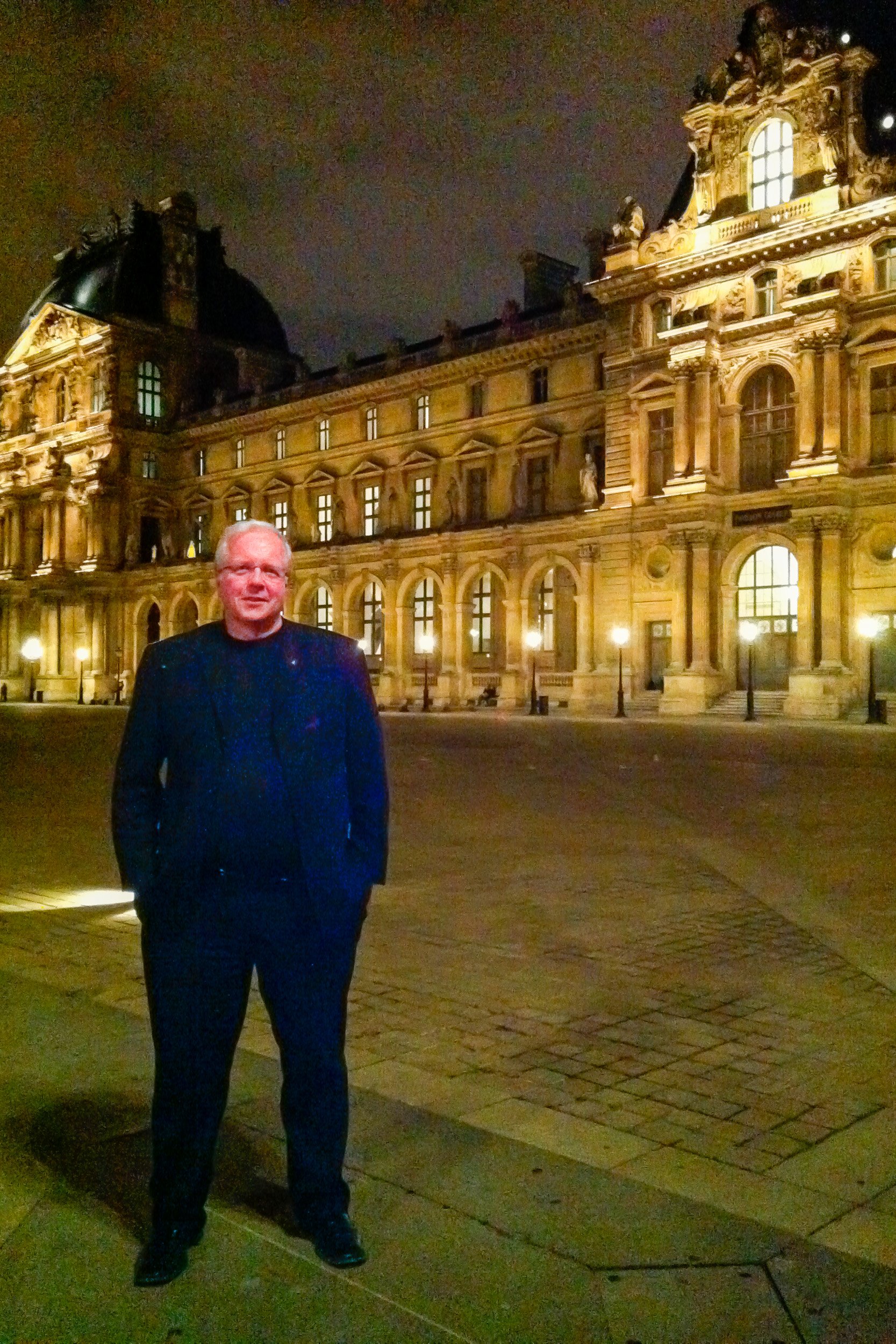 Louvre courtyard
