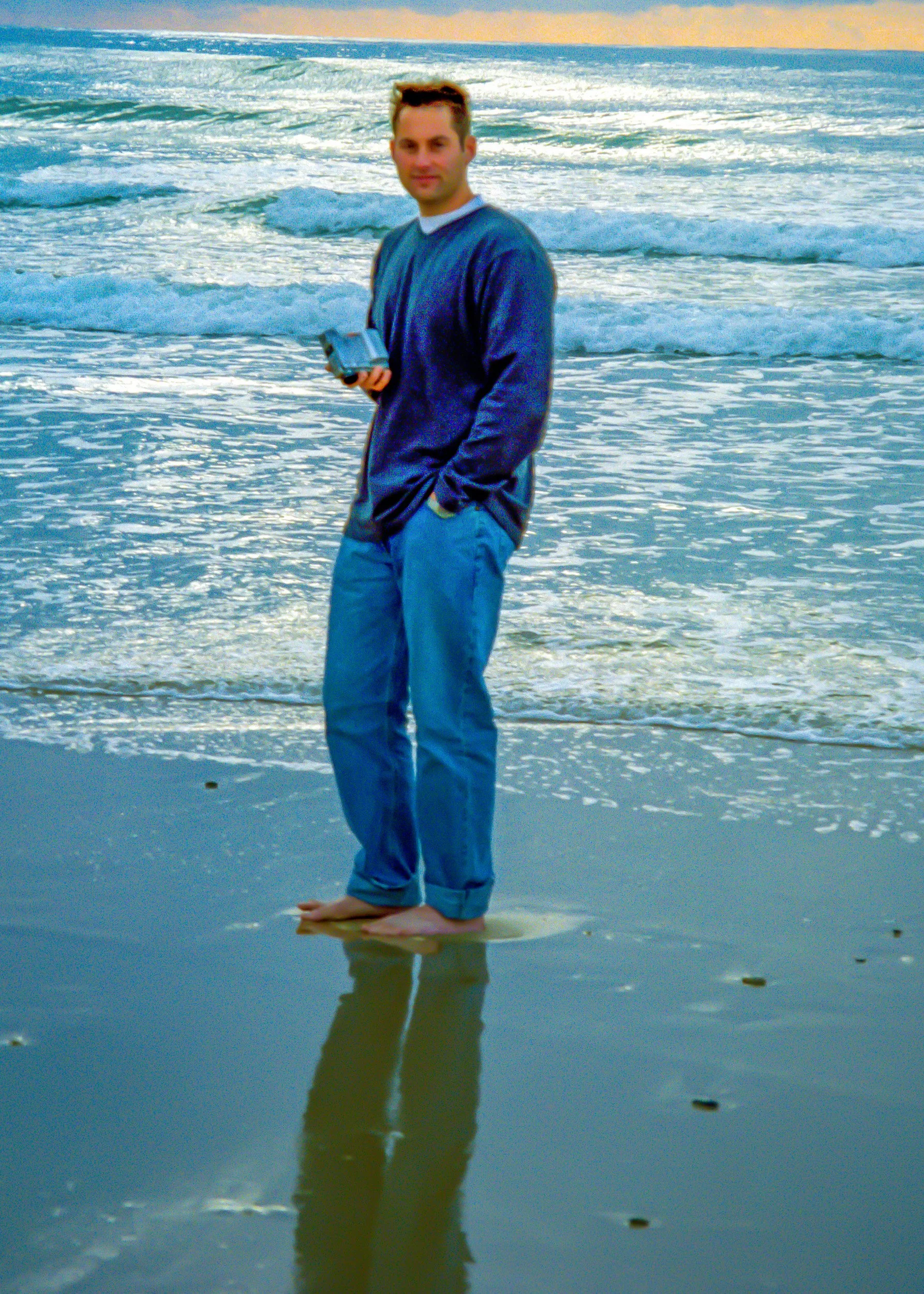 Carcans Plage beach guy