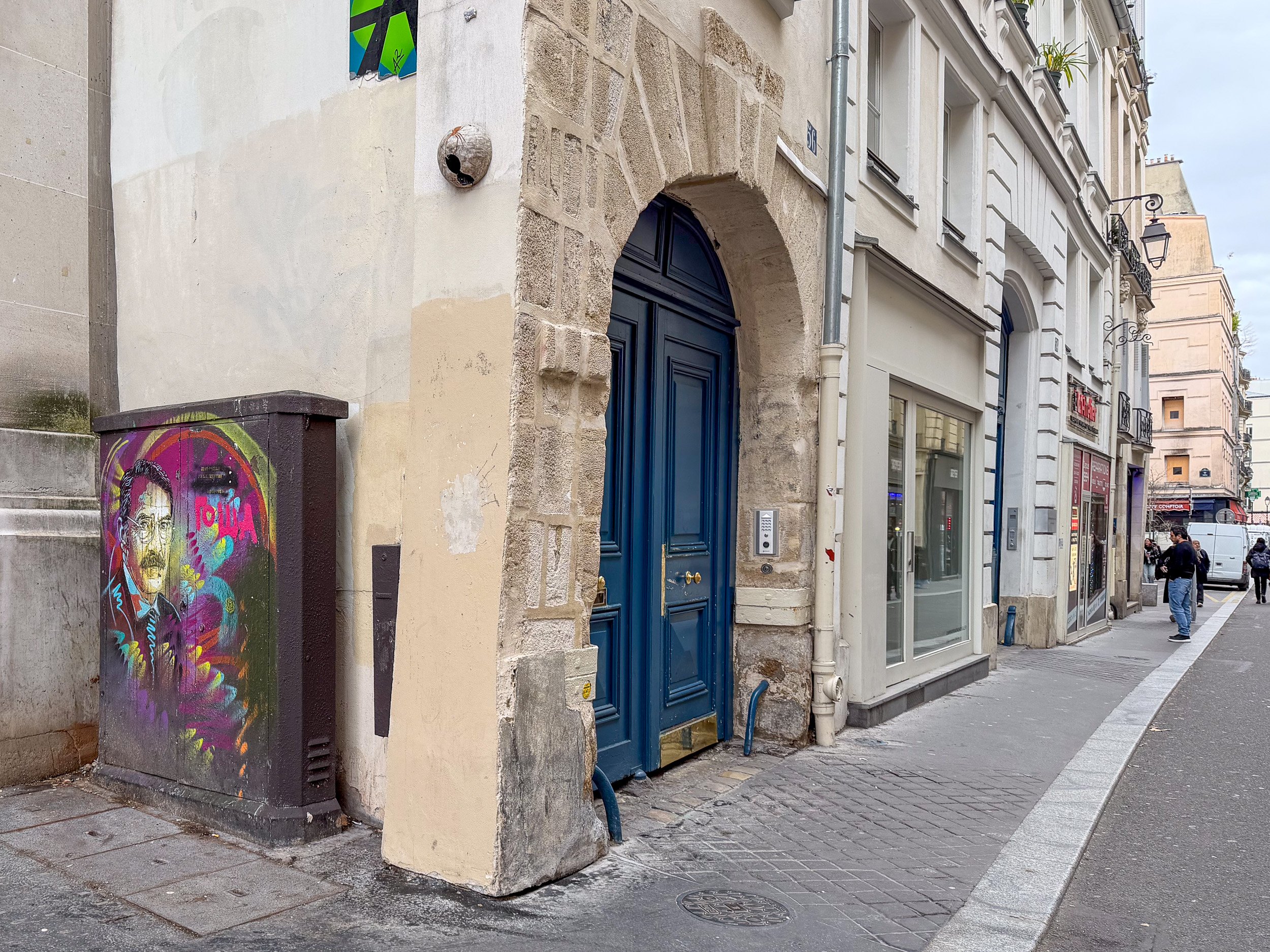 Behind those doors in the Marais is our home for the week