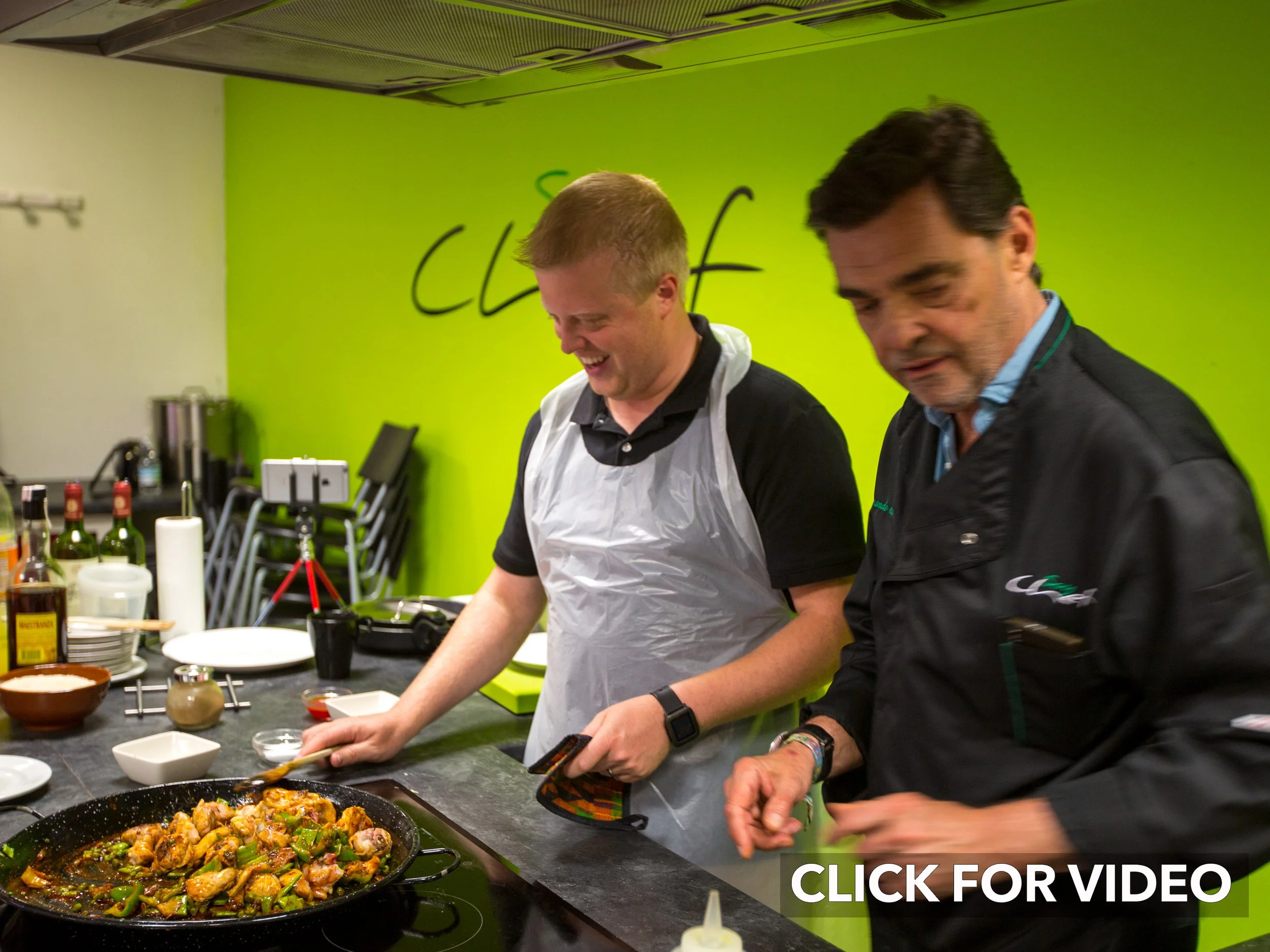 Cooking class - Noah - Madrid. CLICK IMAGE FOR VIDEO. 