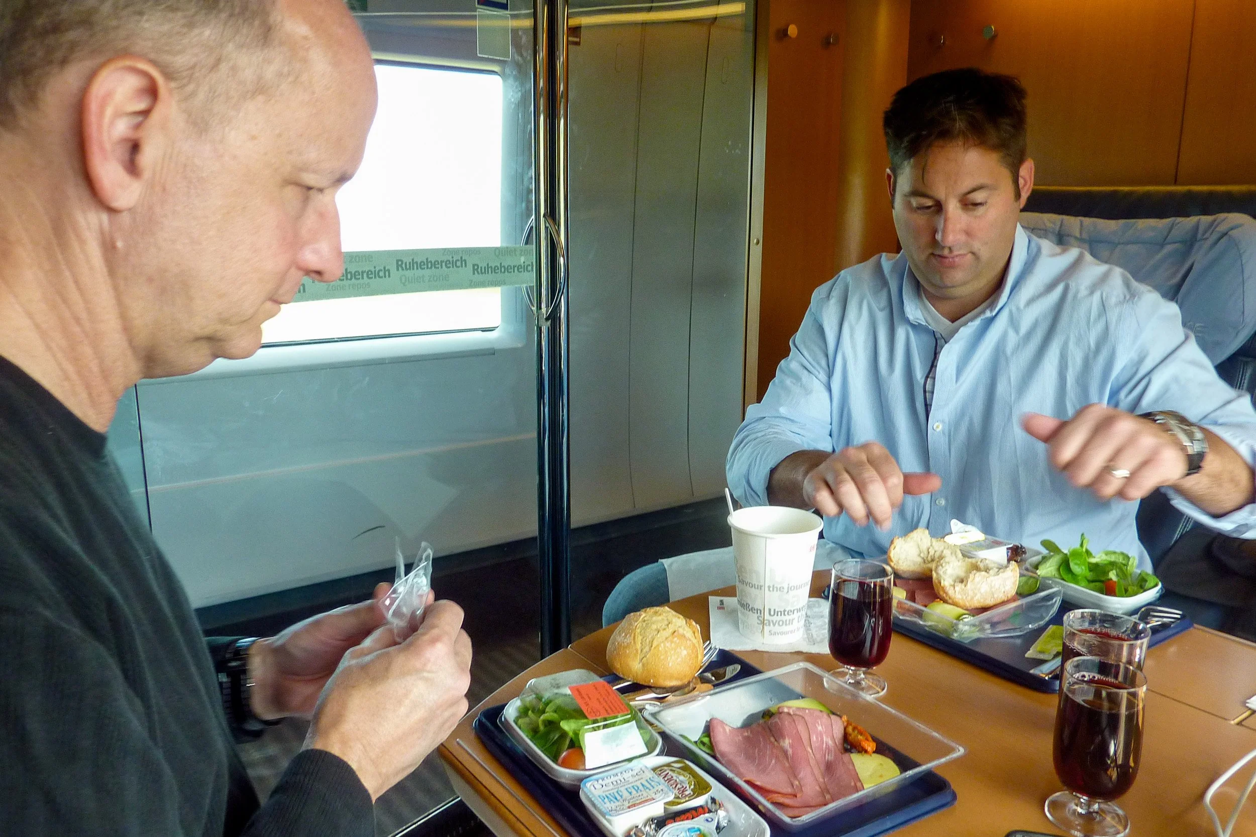 Train diners