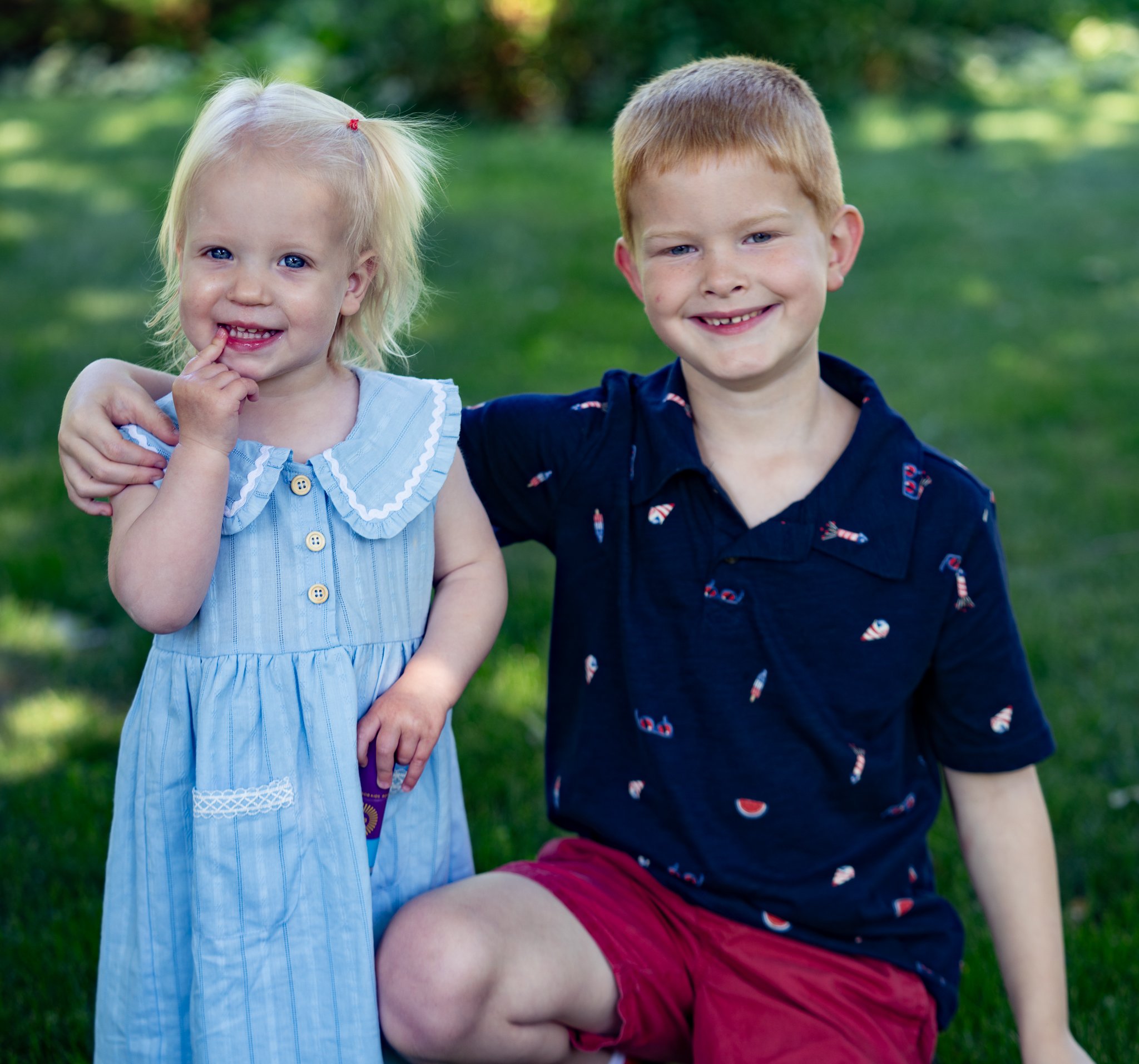Nolan and cousin Amelia