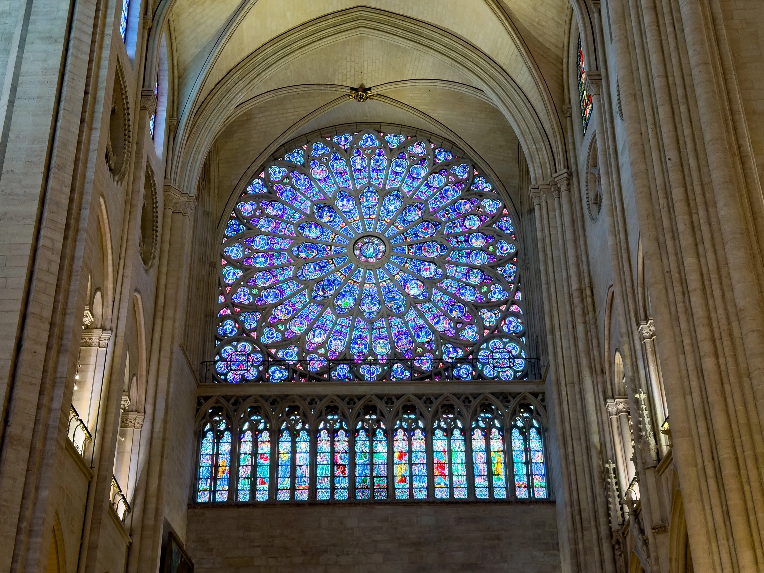 The Rose Window and surroundings. 
