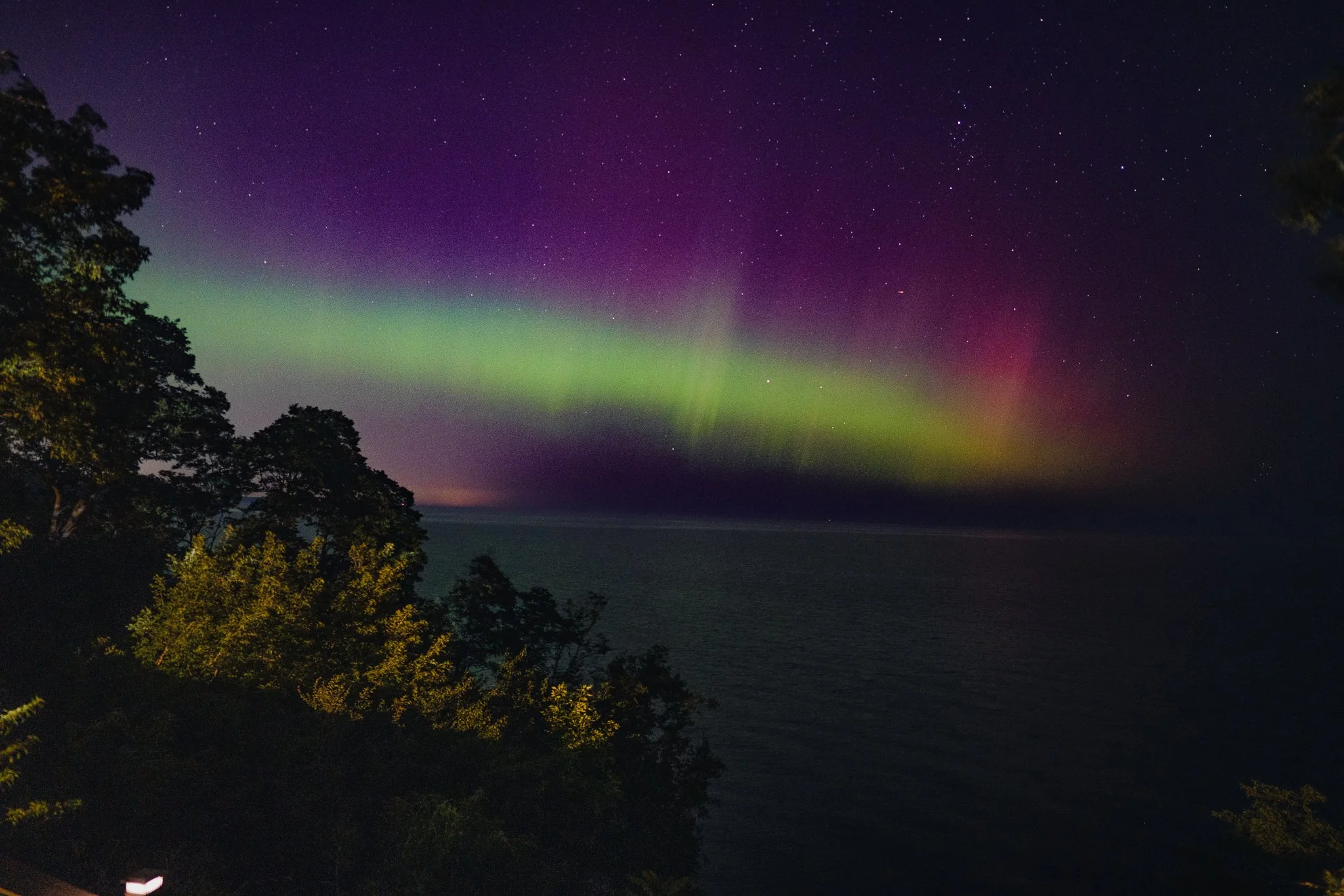 Aurora Borealis from the bluff