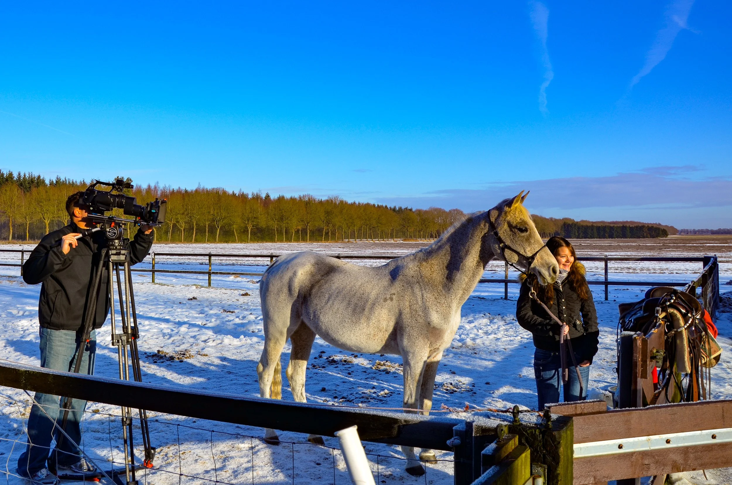 Shooting some b-roll in Schoonoord