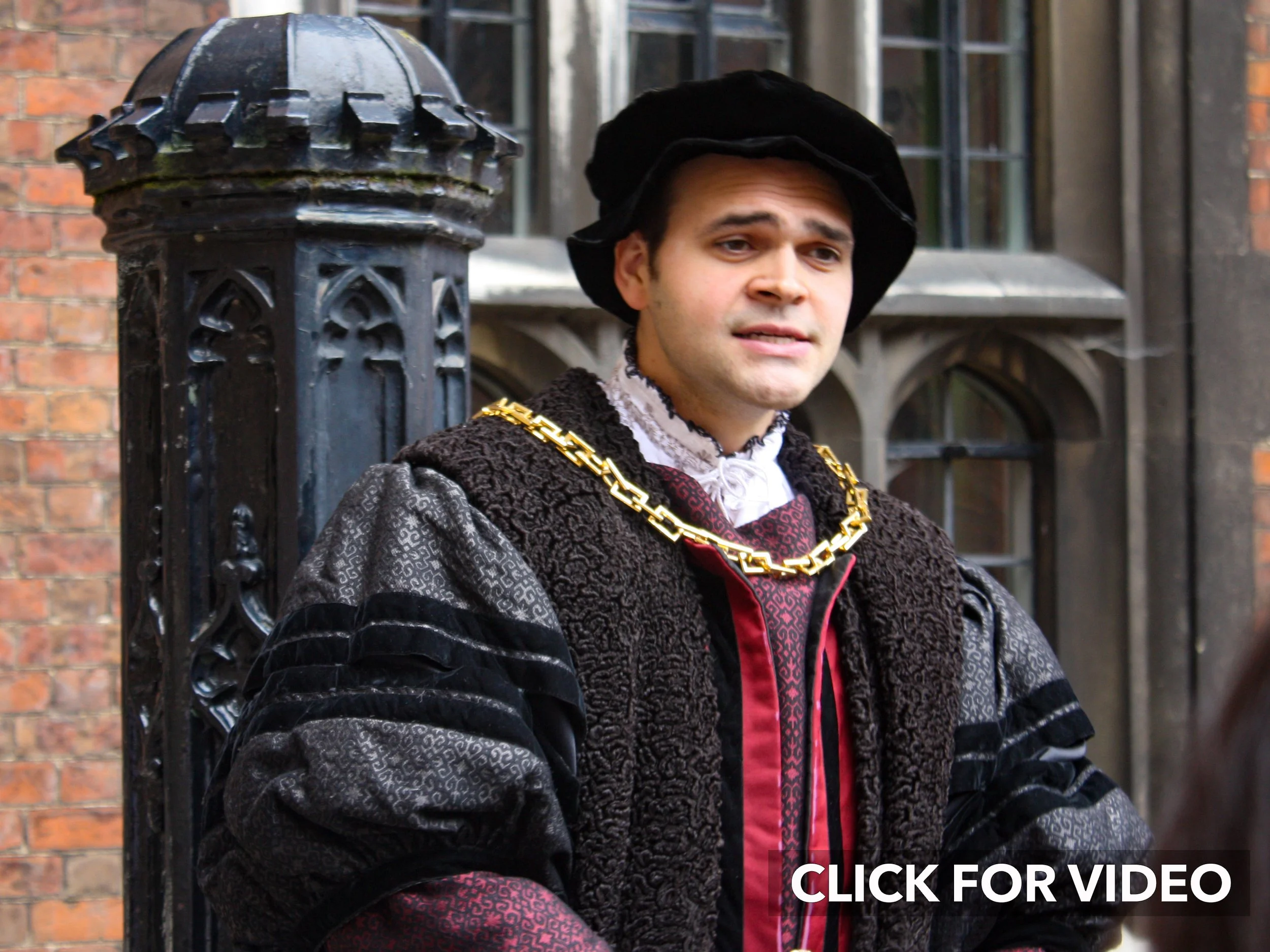 Hampton Court reenactor
