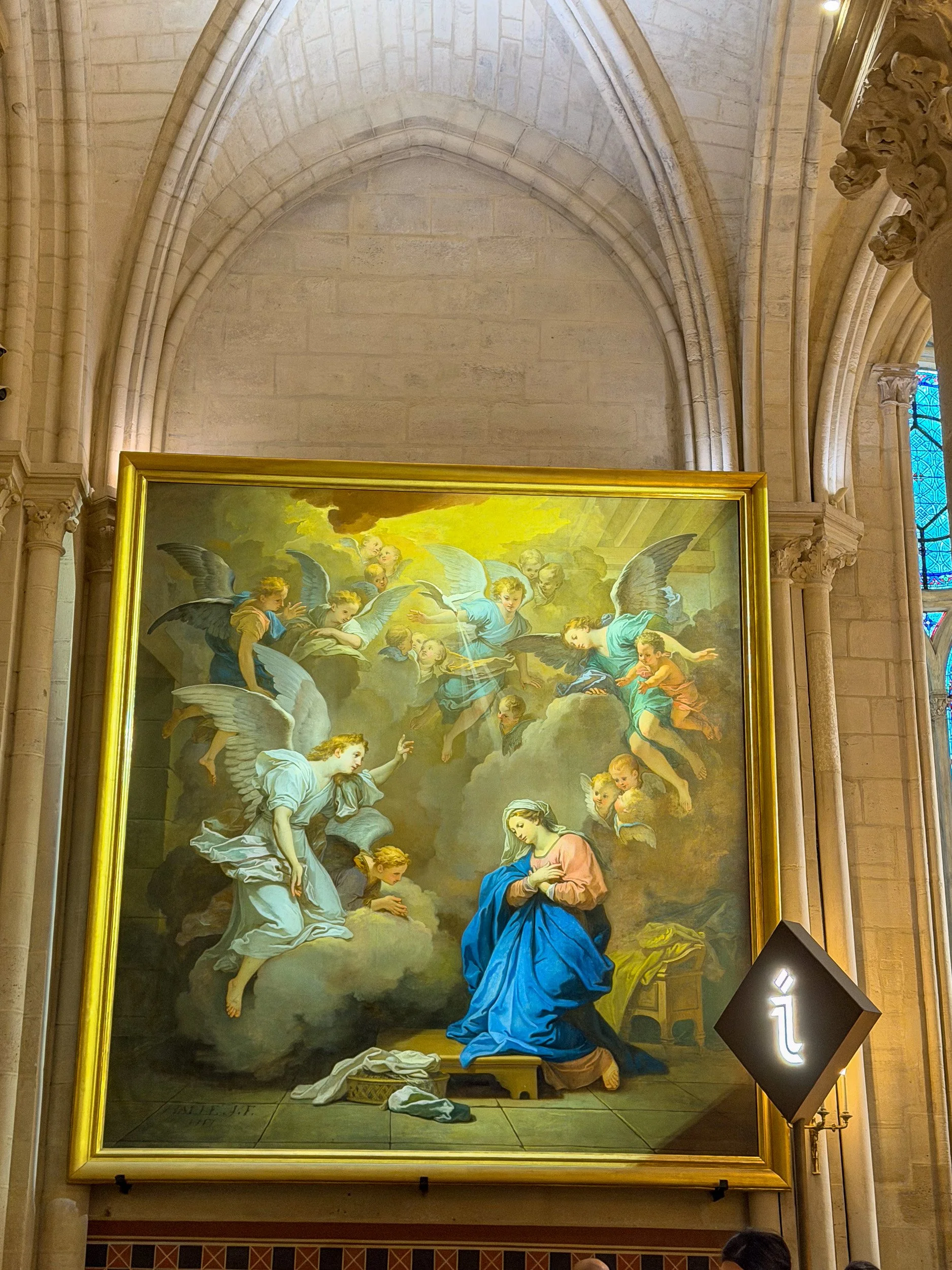One of the many restored artworks.