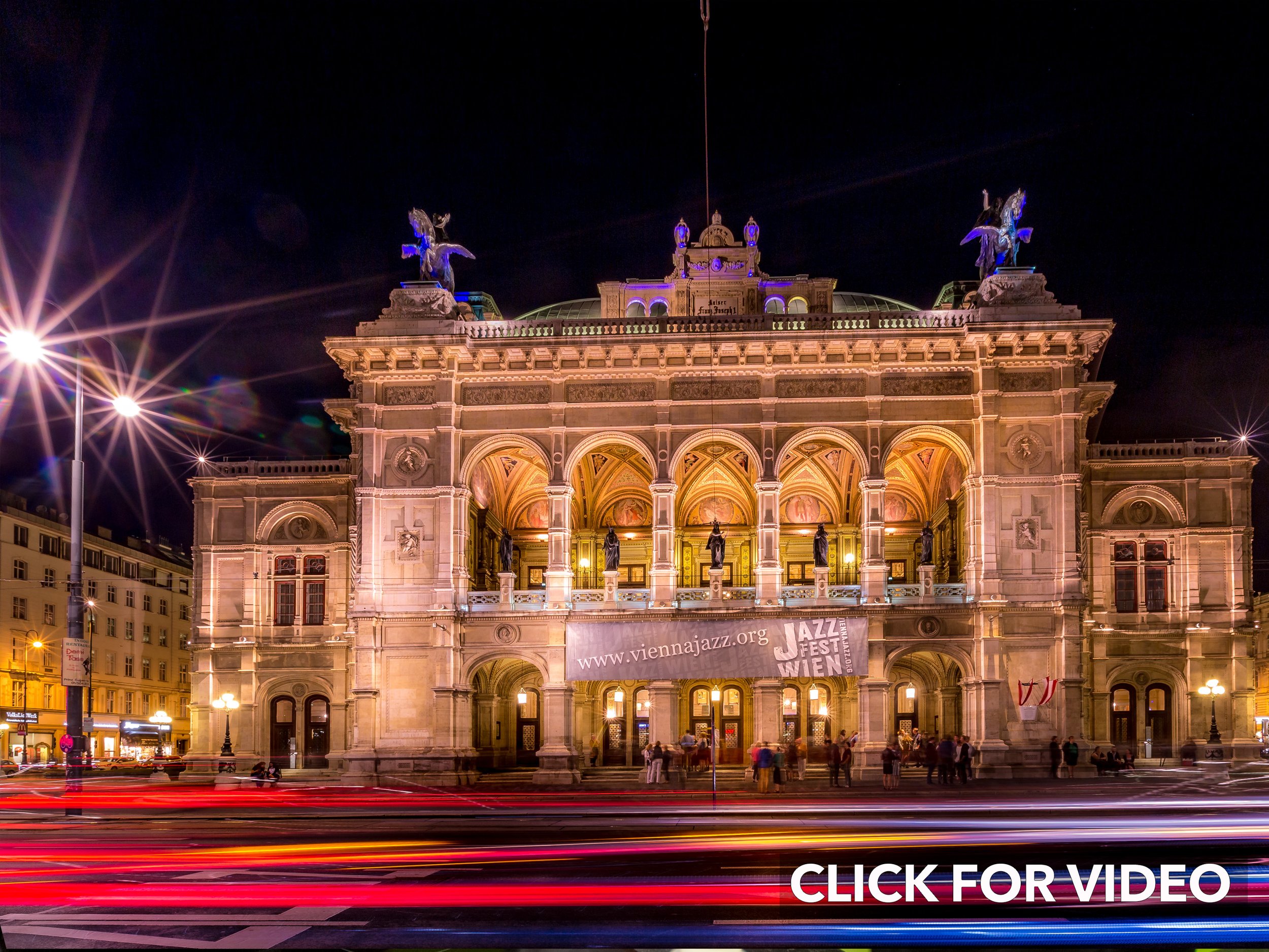 Vienna Opera House. CLICK IMAGE FOR VIDEO. 