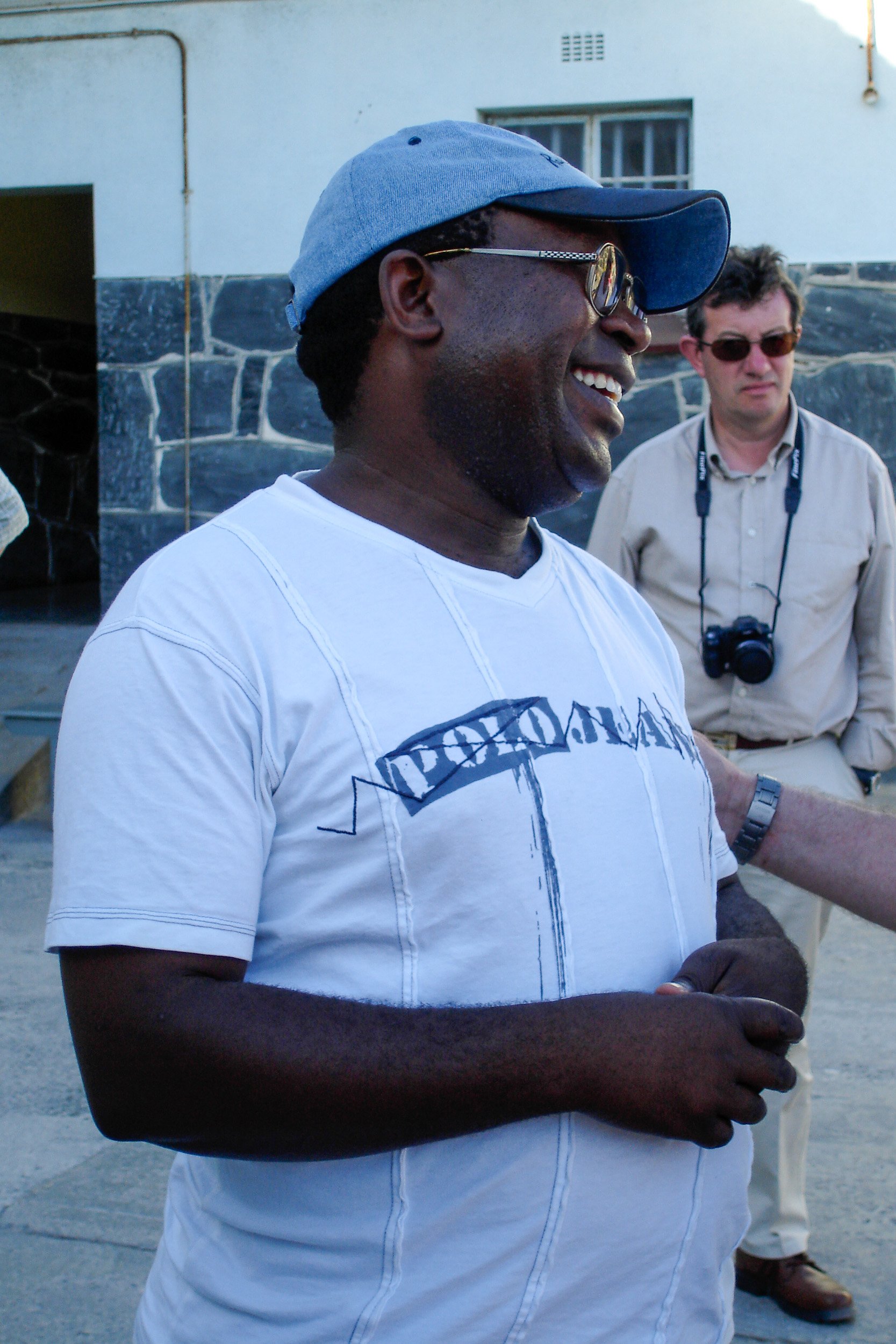 Robben Island Prison guide sharing stories